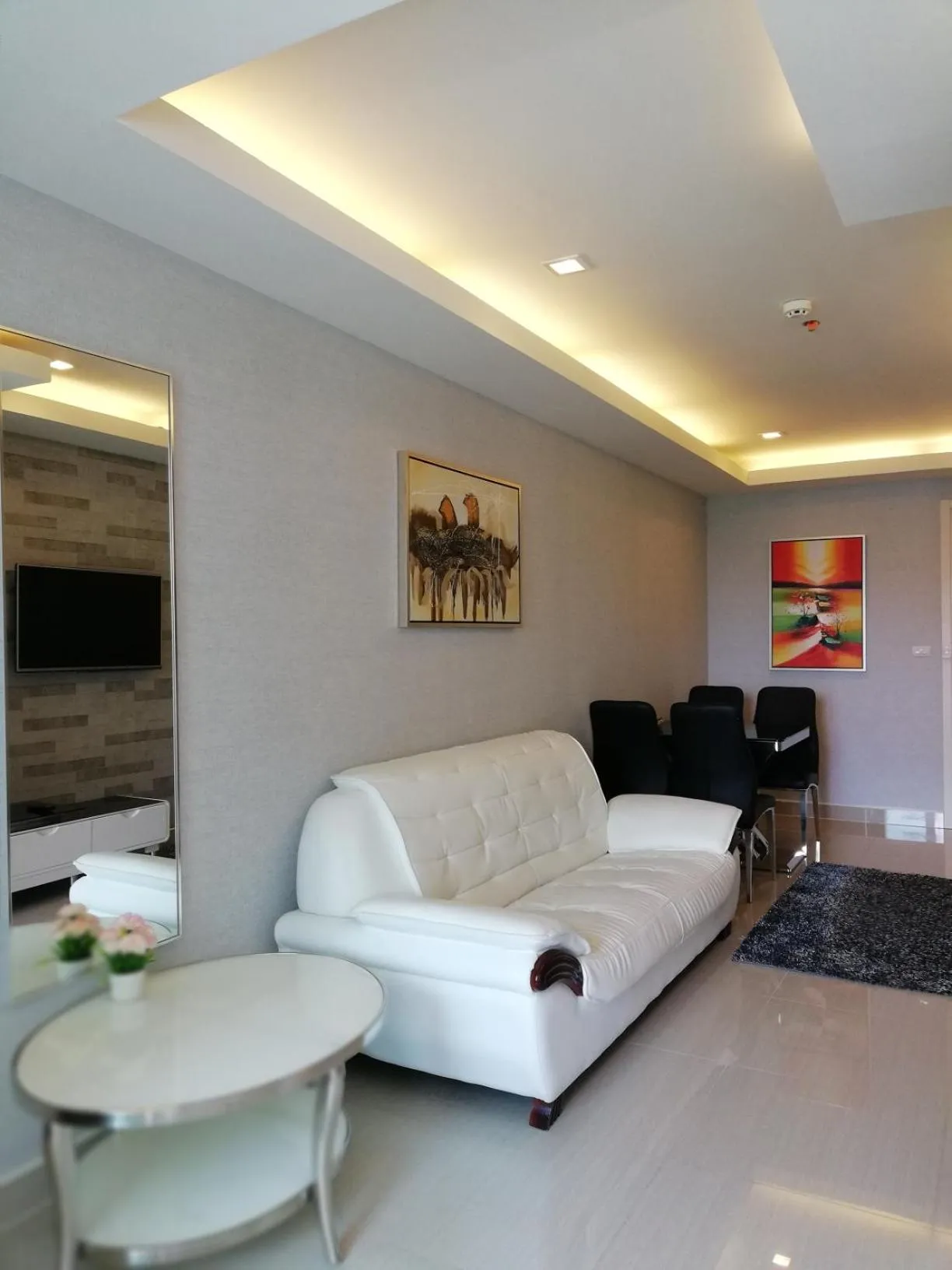 Living room in Cosy Beach View Apartments