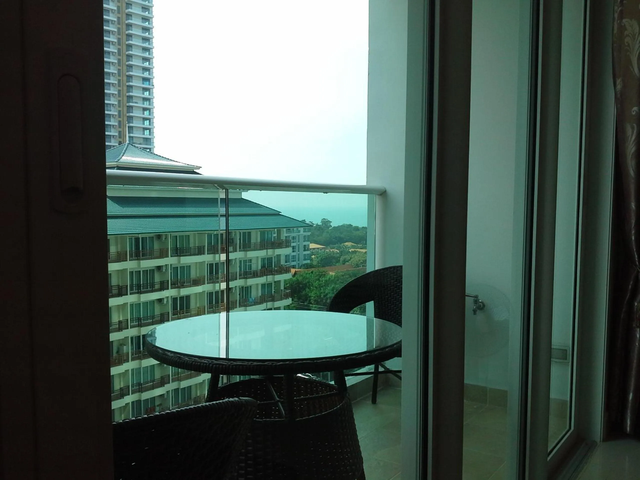 Balcony/Terrace in Cosy Beach View Apartments
