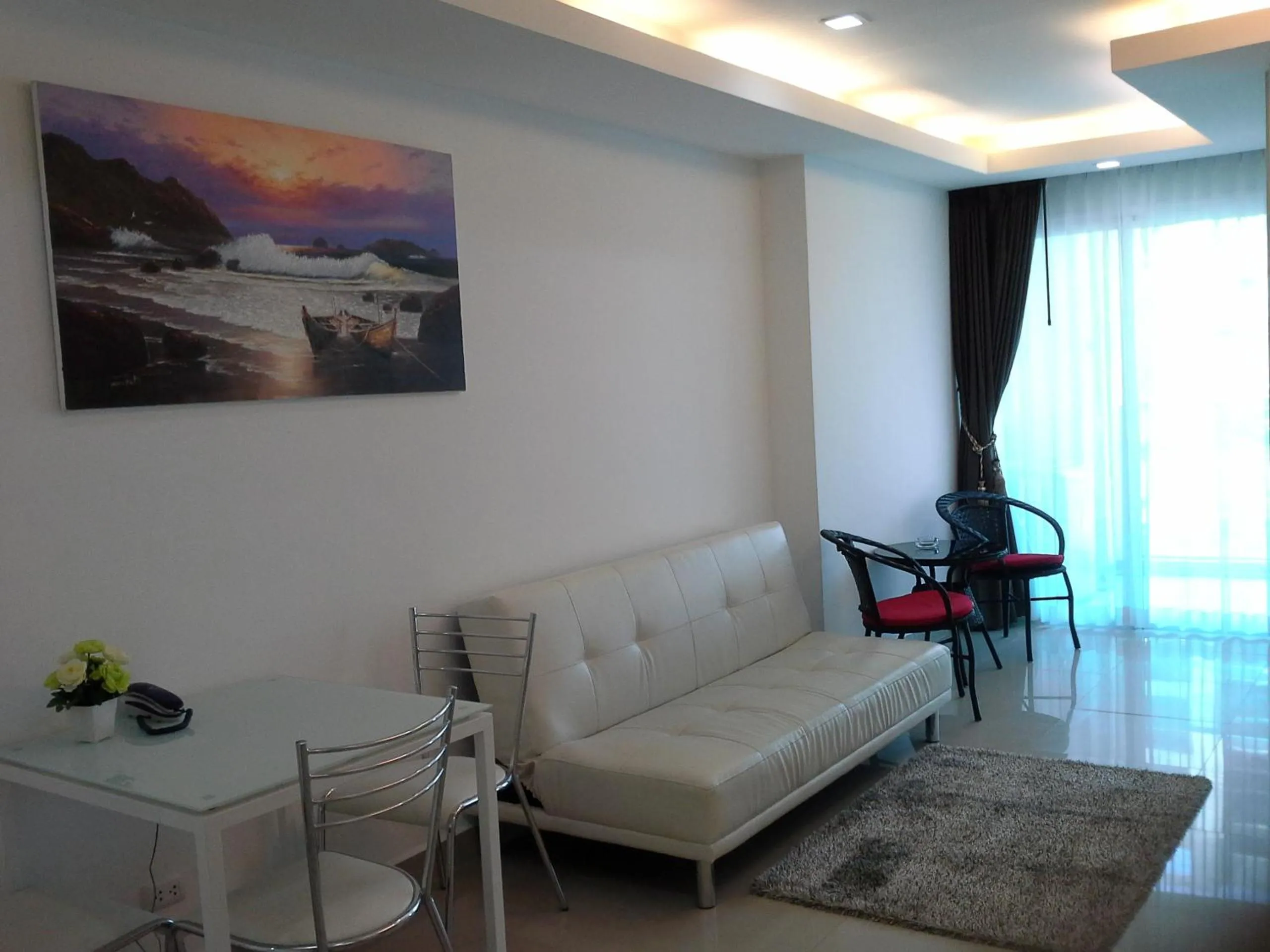 Living room in Cosy Beach View Apartments