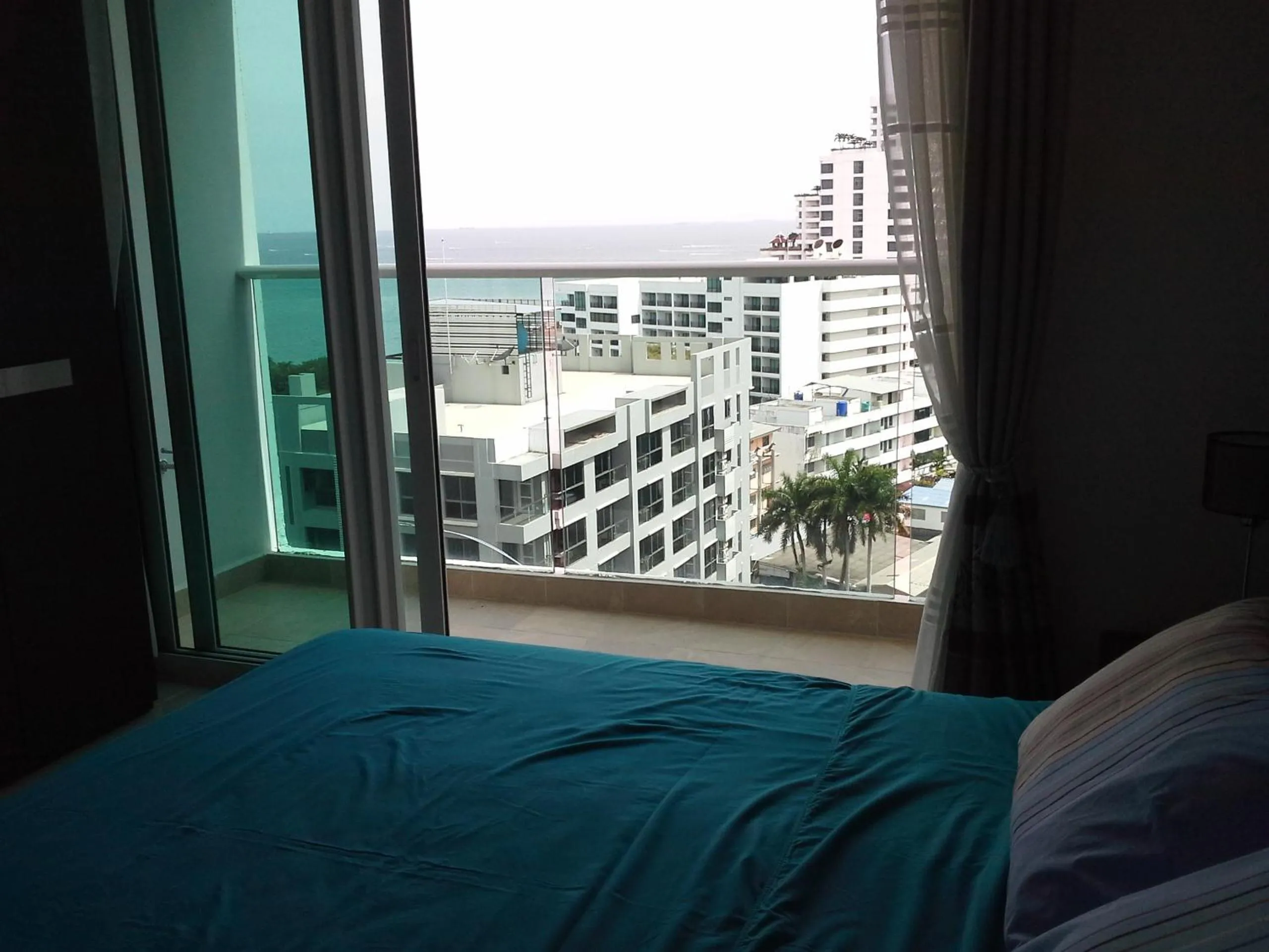 View (from property/room), Bed in Cosy Beach View Apartments