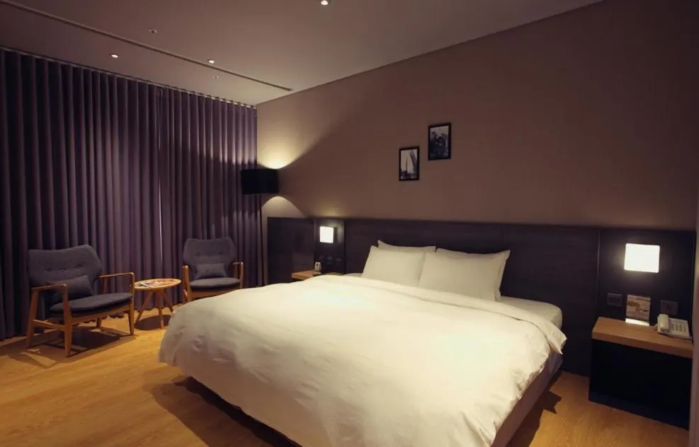 Bed in Chiayi Guanzhi Hotel