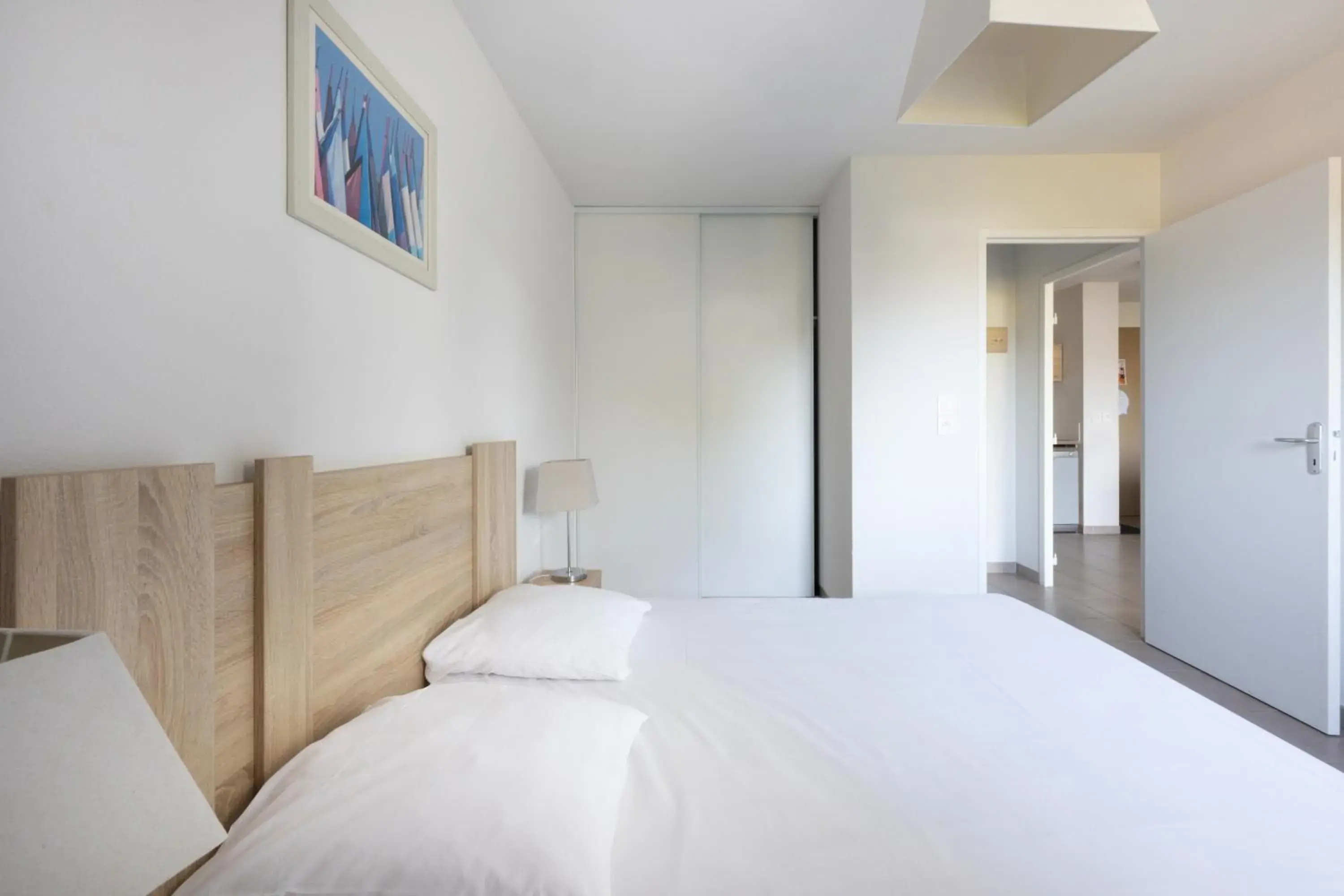 Bedroom, Bed in Résidence Odalys Les Iles du Morbihan Bedroom, Bed in Résidence Odalys Les Iles du Morbihan