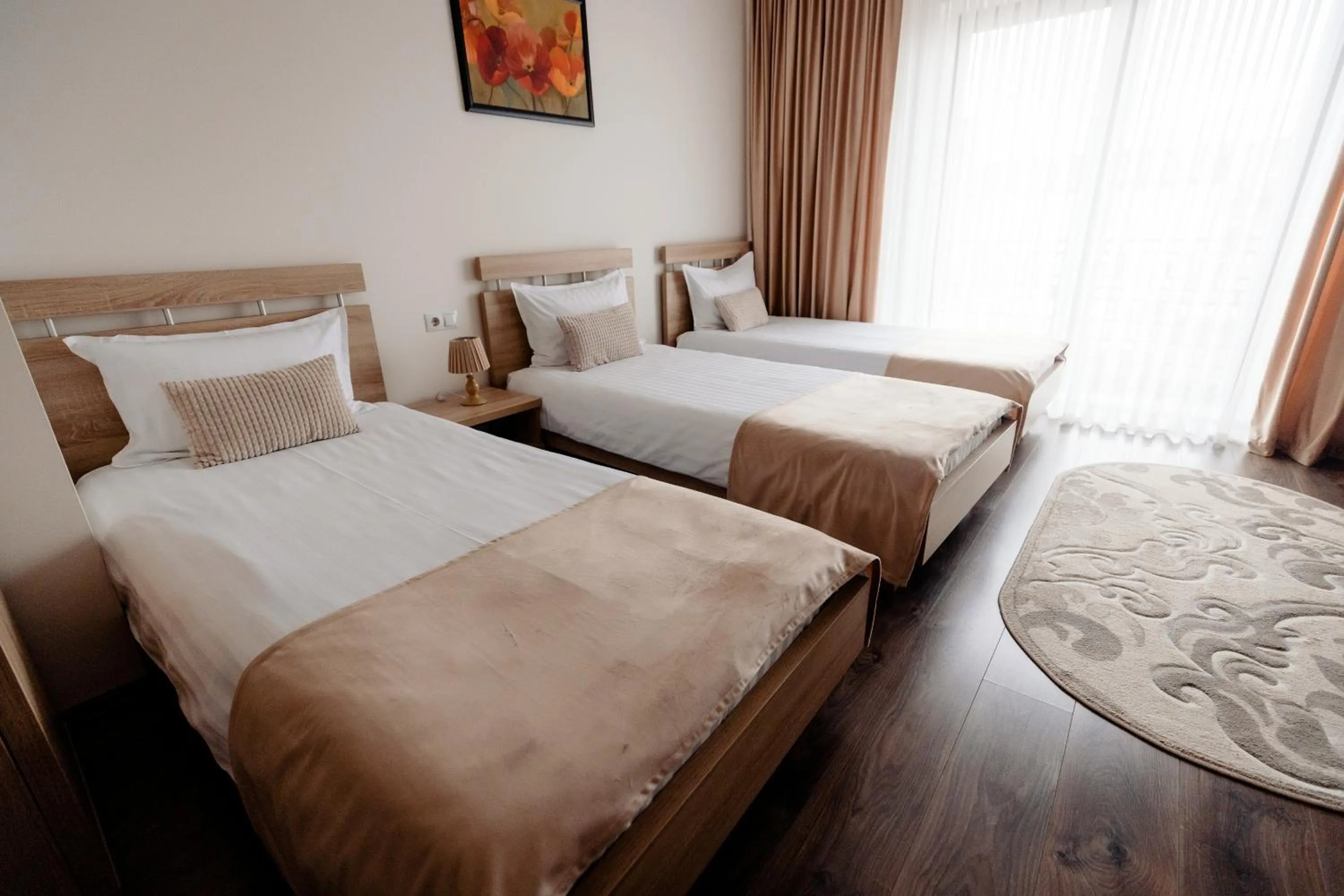 Bed in Aparthotel Punct pe i