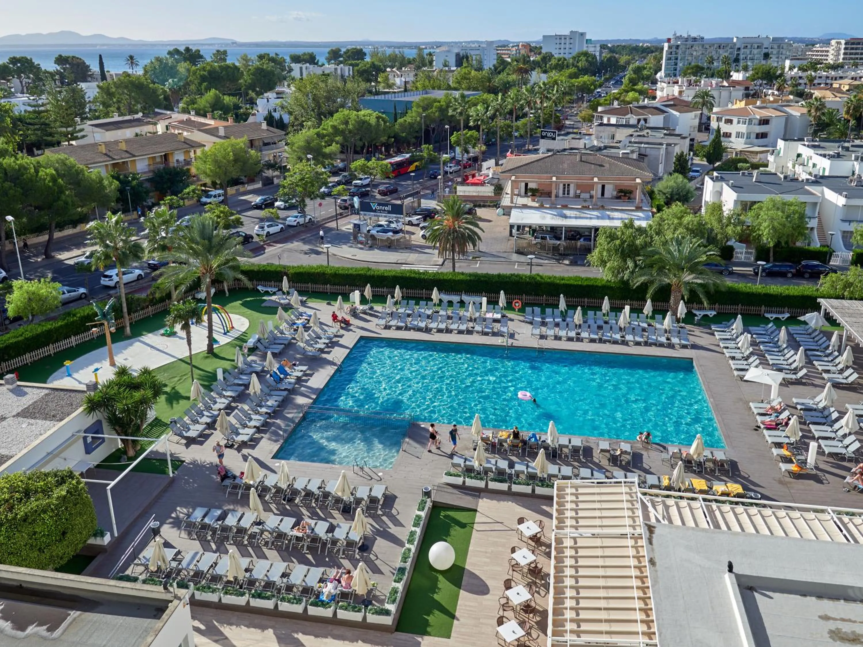 Bird's eye view in BQ Delfín Azul Hotel