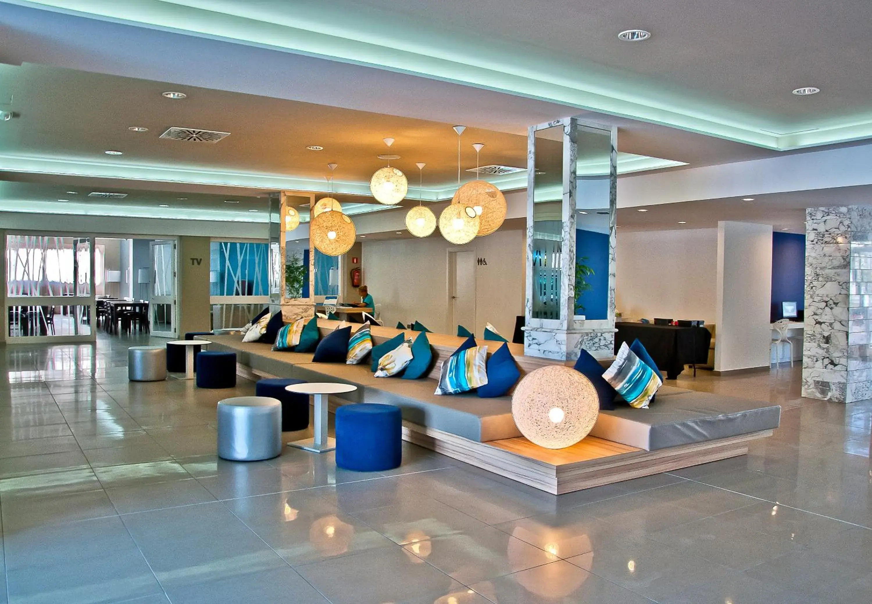 Lobby or reception in BQ Delfín Azul Hotel Lobby or reception in BQ Delfín Azul Hotel