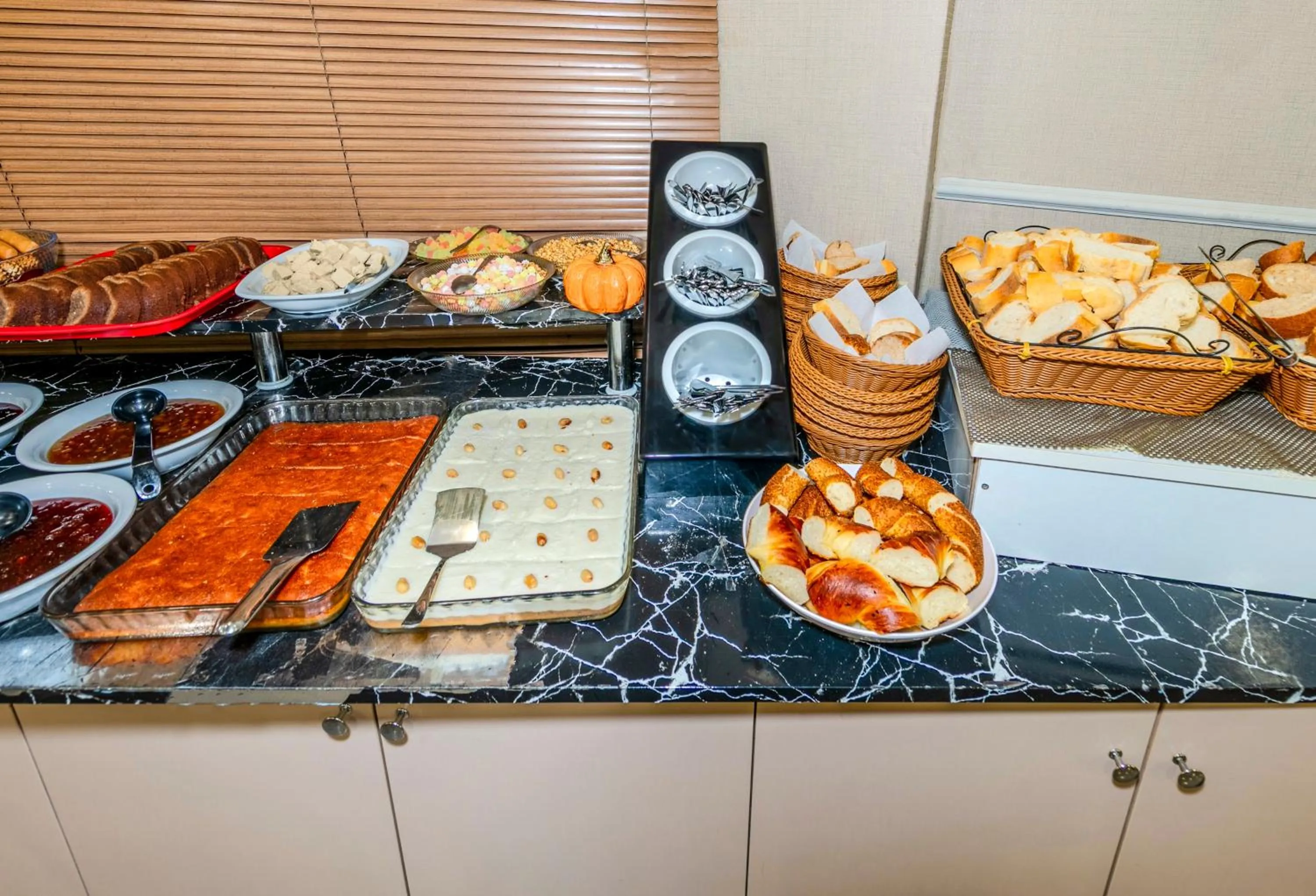 Buffet breakfast in Hamit Hotel Istanbul