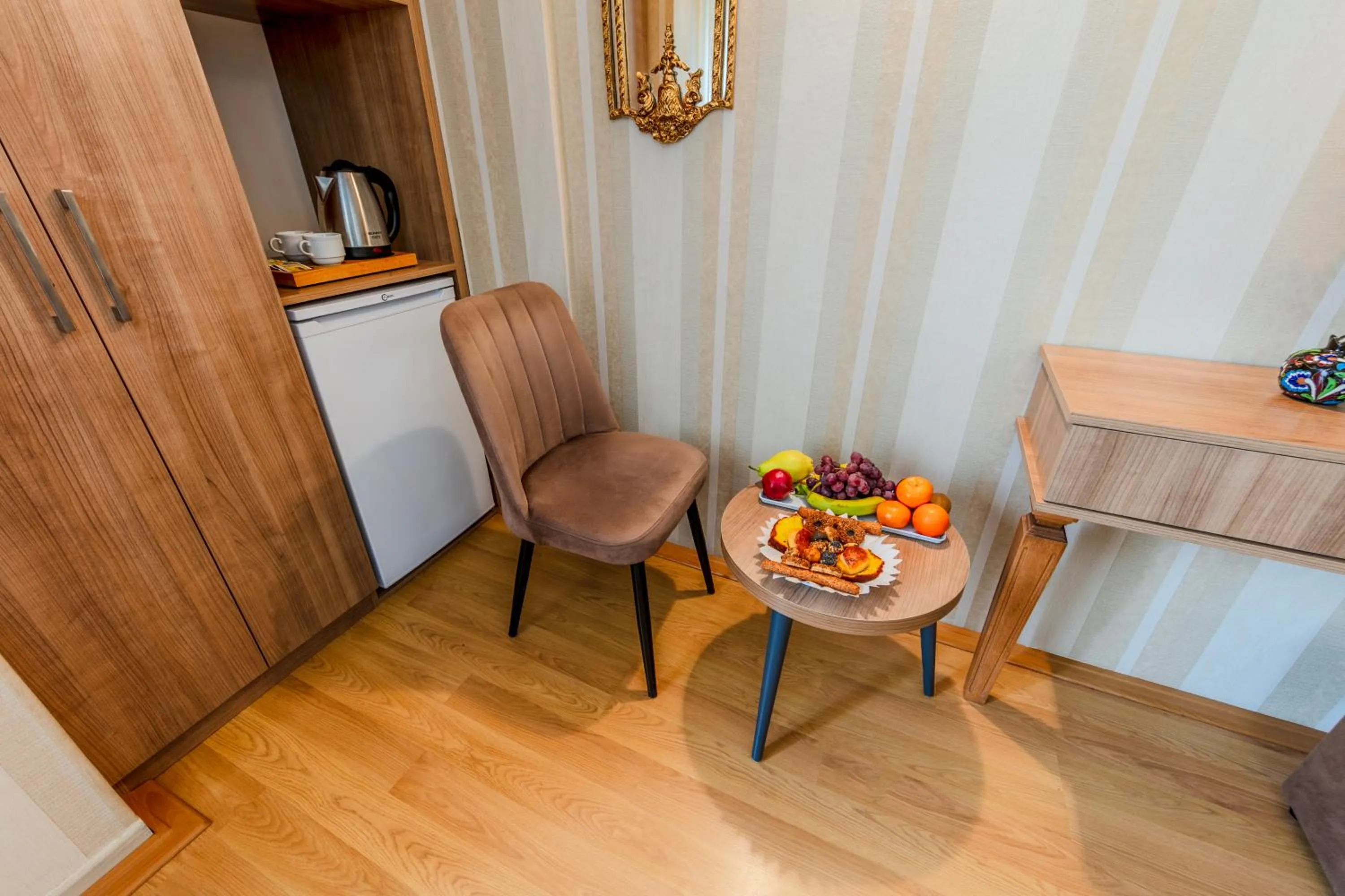 Seating area in Hamit Hotel Istanbul