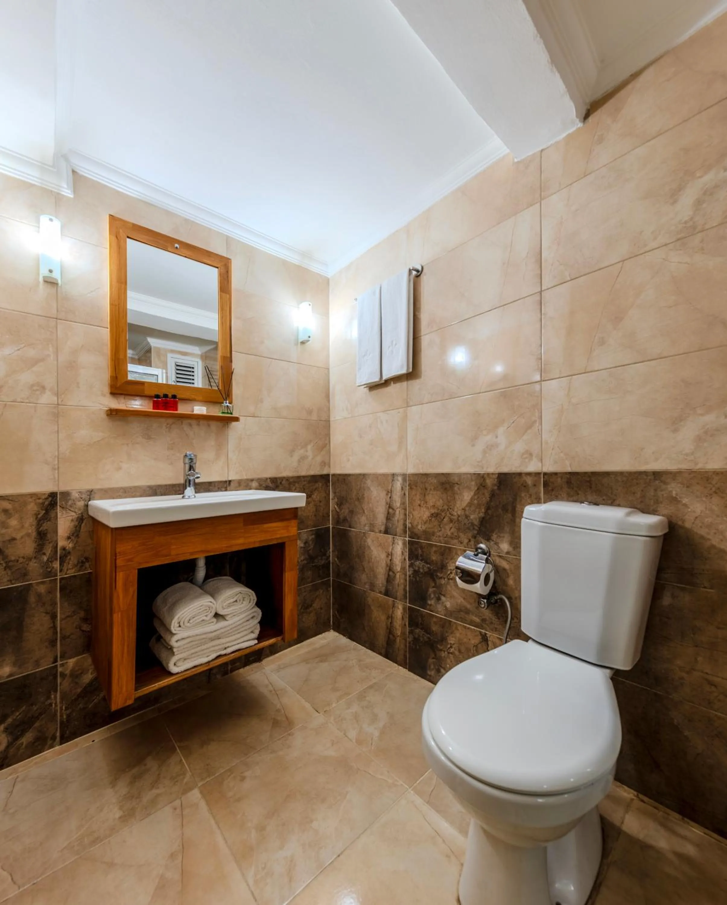 Toilet in Hamit Hotel Istanbul