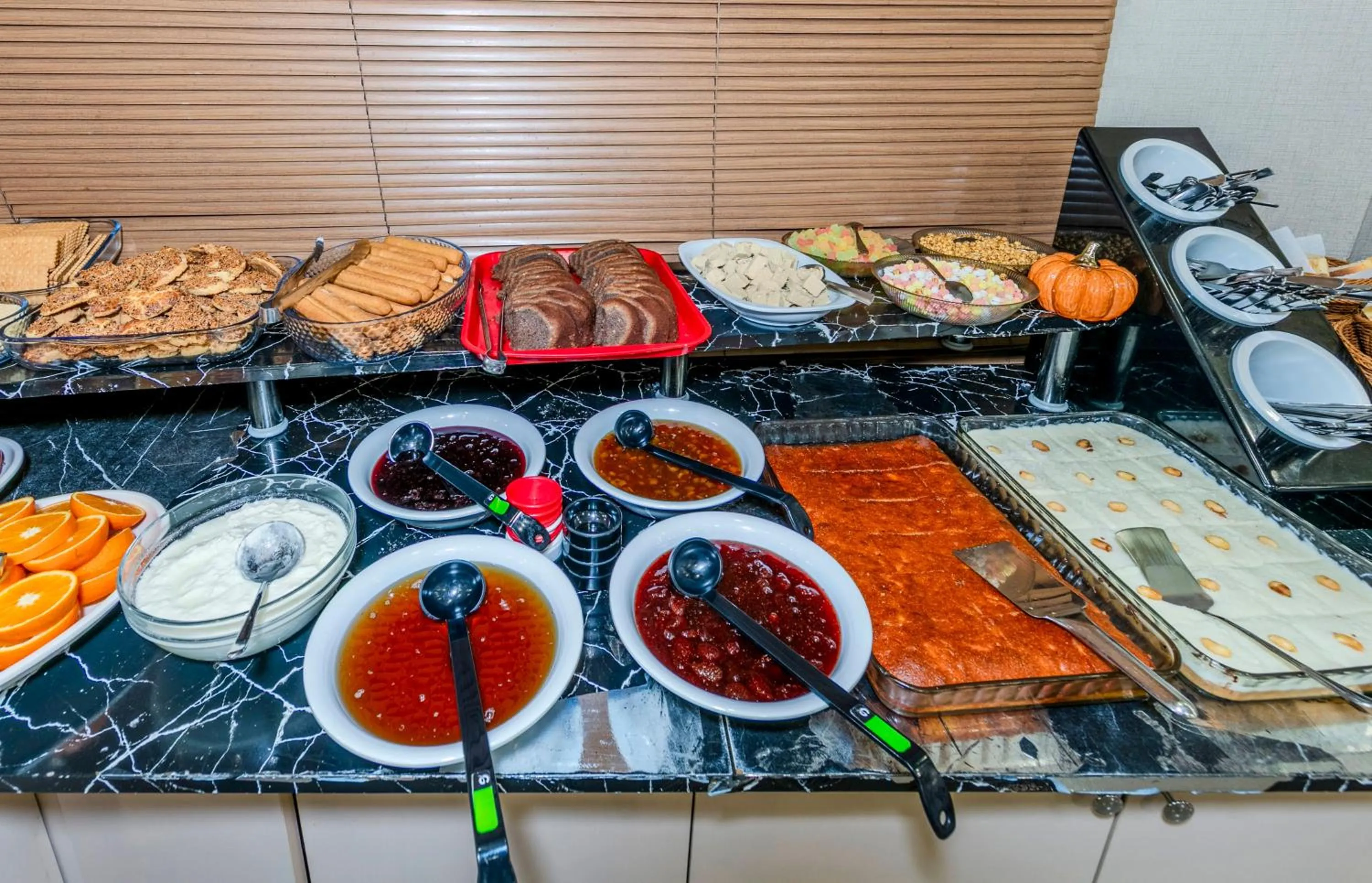 Buffet breakfast in Hamit Hotel Istanbul