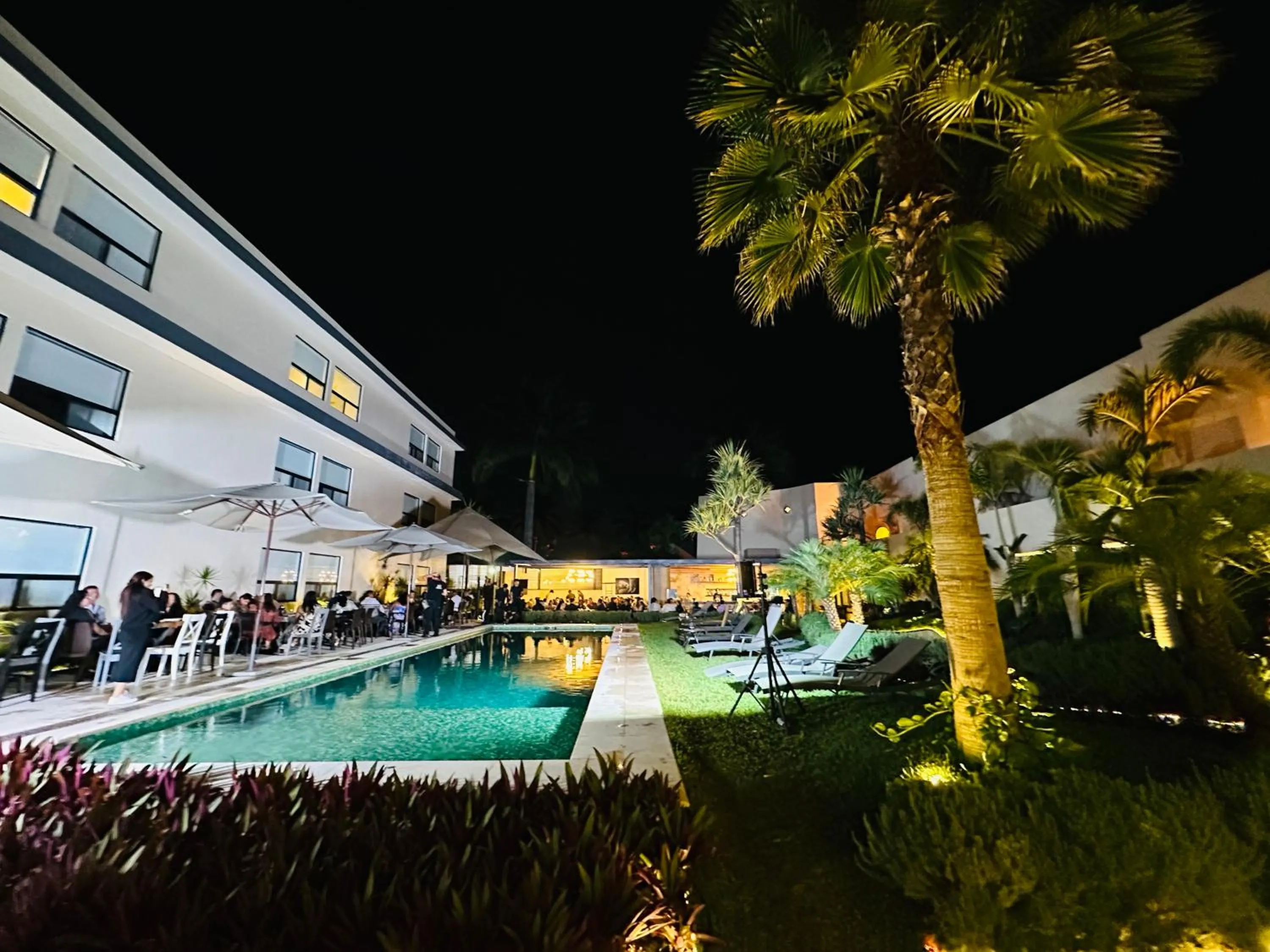 Pool view in Casa Begonias Hotel mas Villas