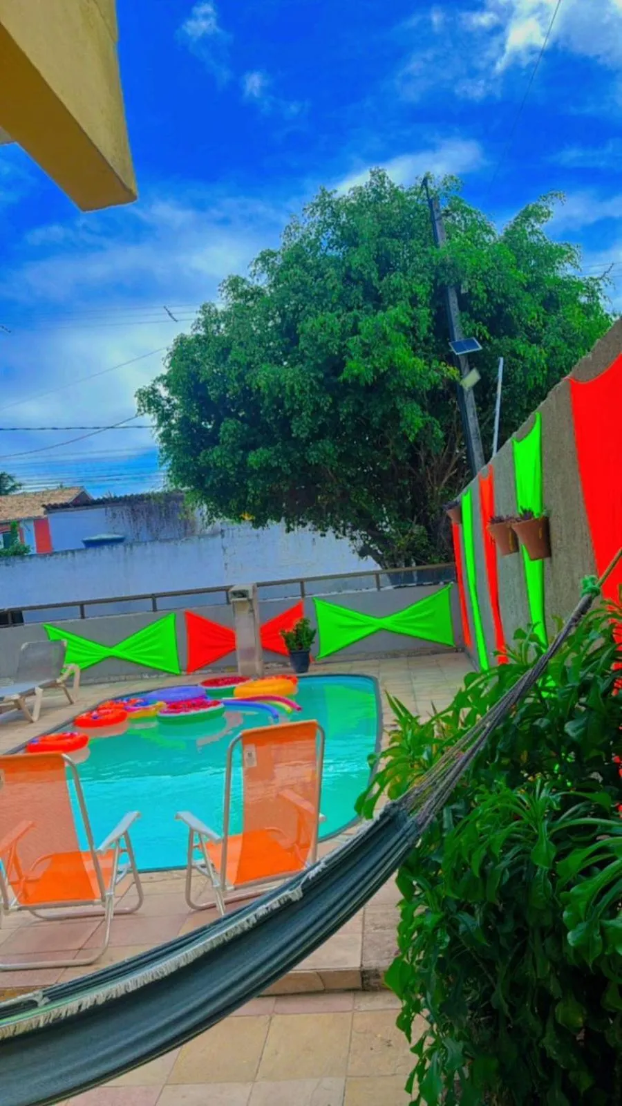 Swimming pool in Pousada Clarice Suítes