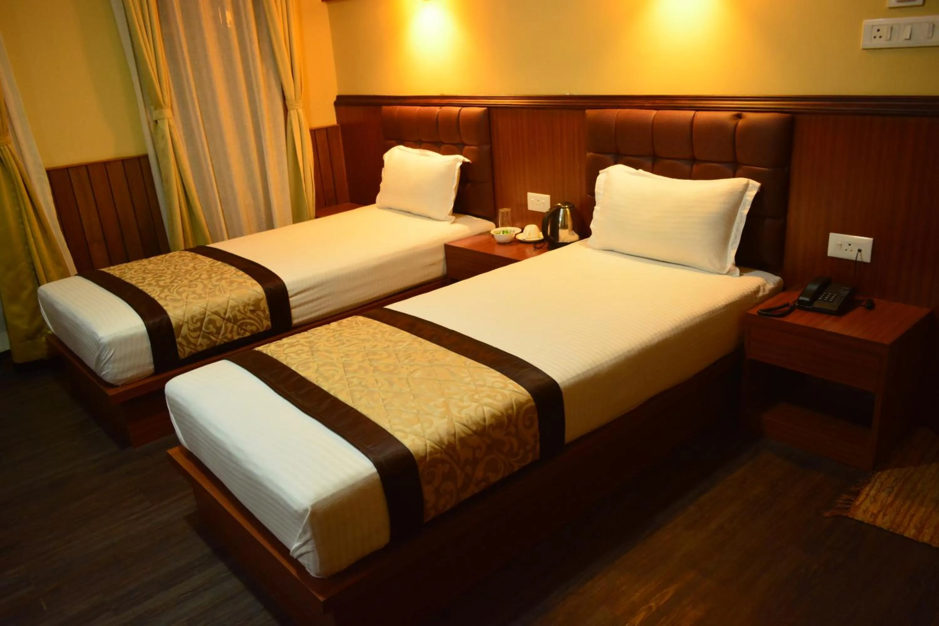 Night, Bed in Juniper Residency Hotel