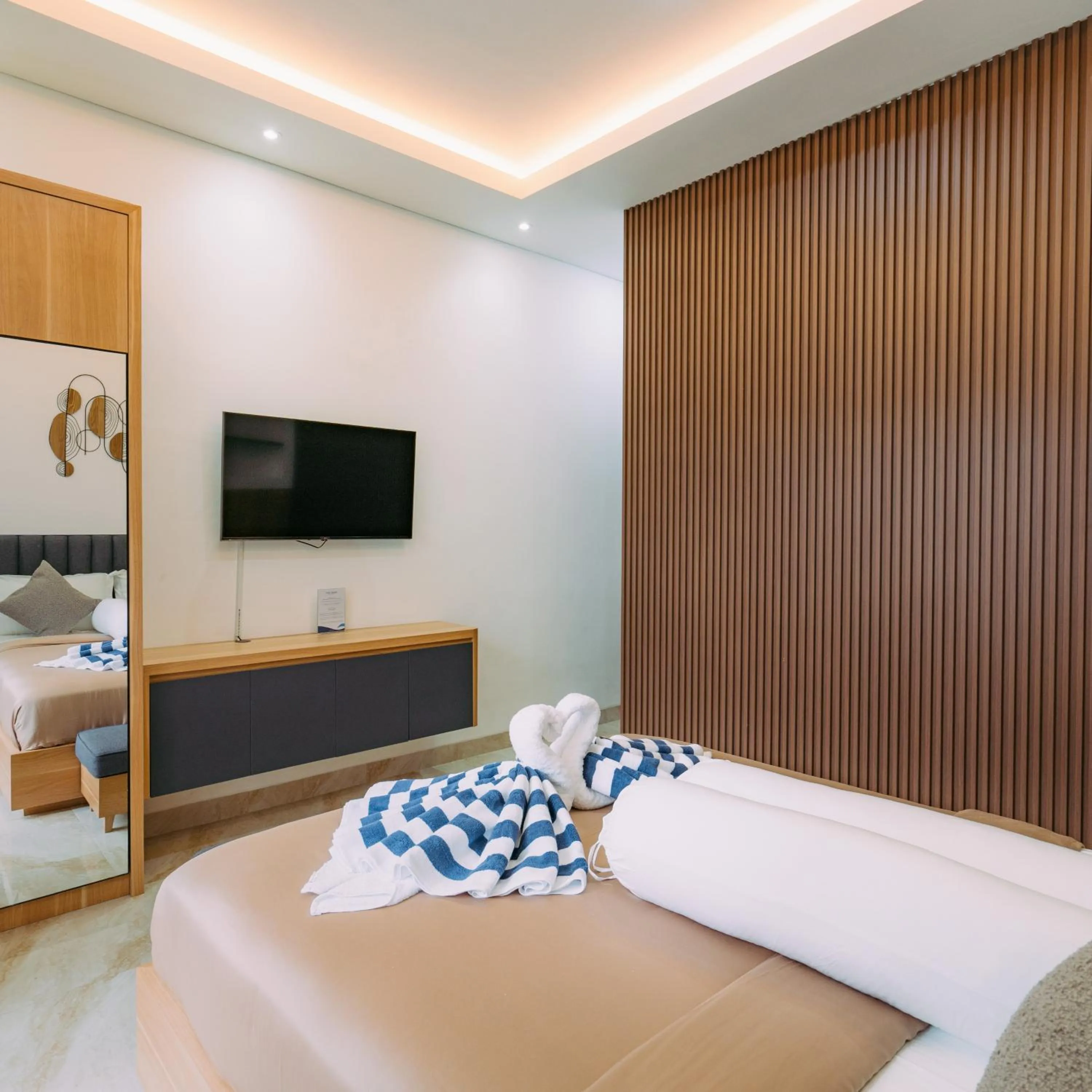 Bedroom, Bed in The Lavana Nakula Villa Kuta Sunset