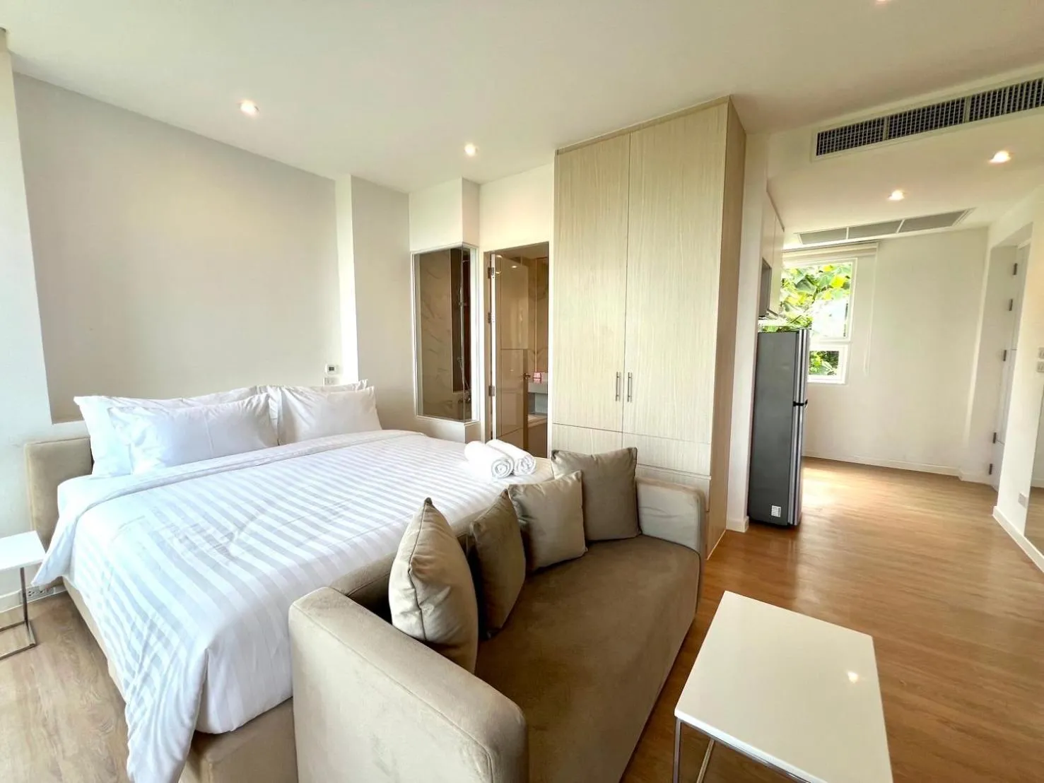 Bedroom, Bed in Beachfront Bliss at Naiyang Phuket by ALPHATEL