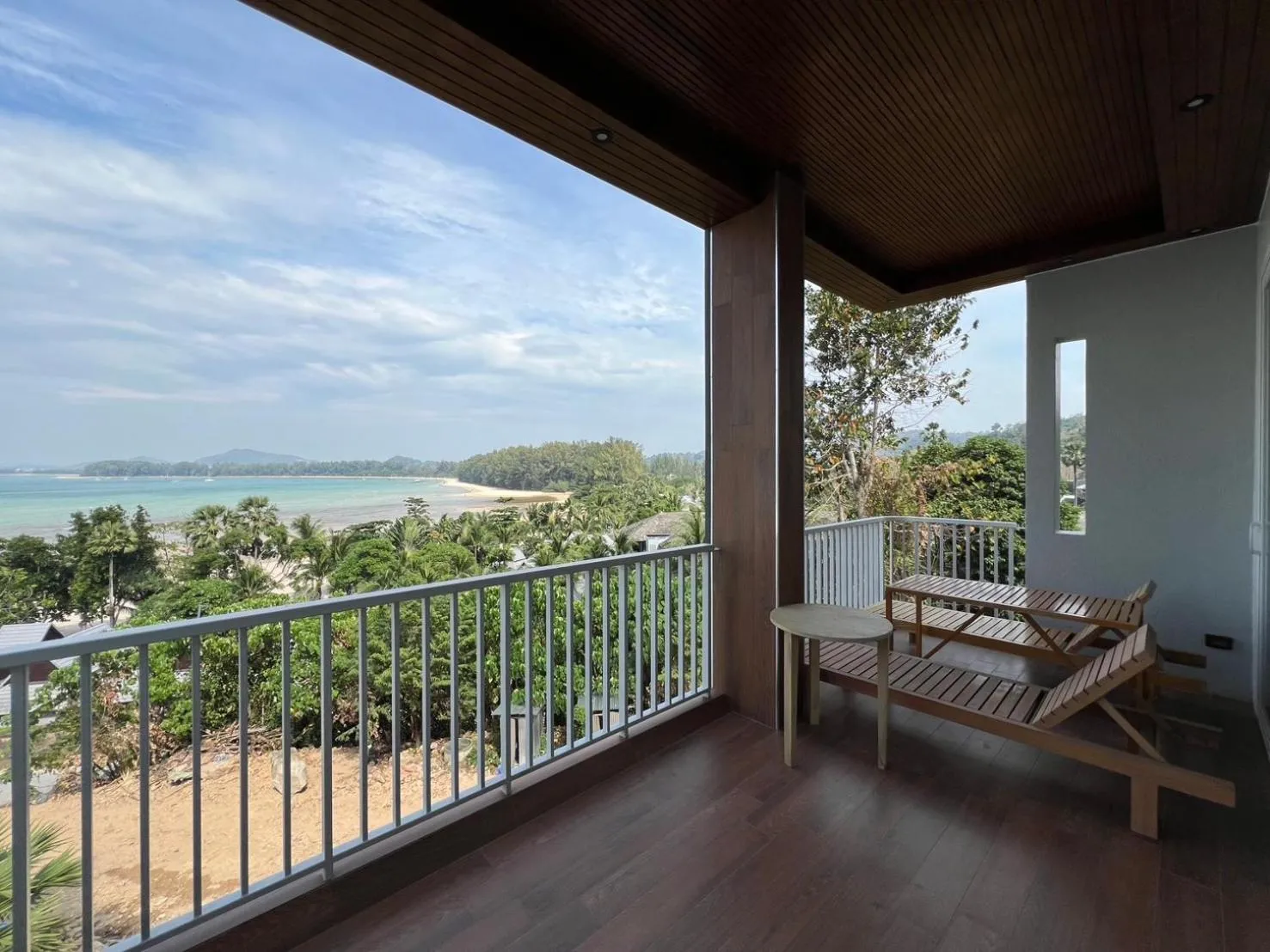 Balcony/Terrace in Beachfront Bliss at Naiyang Phuket by ALPHATEL