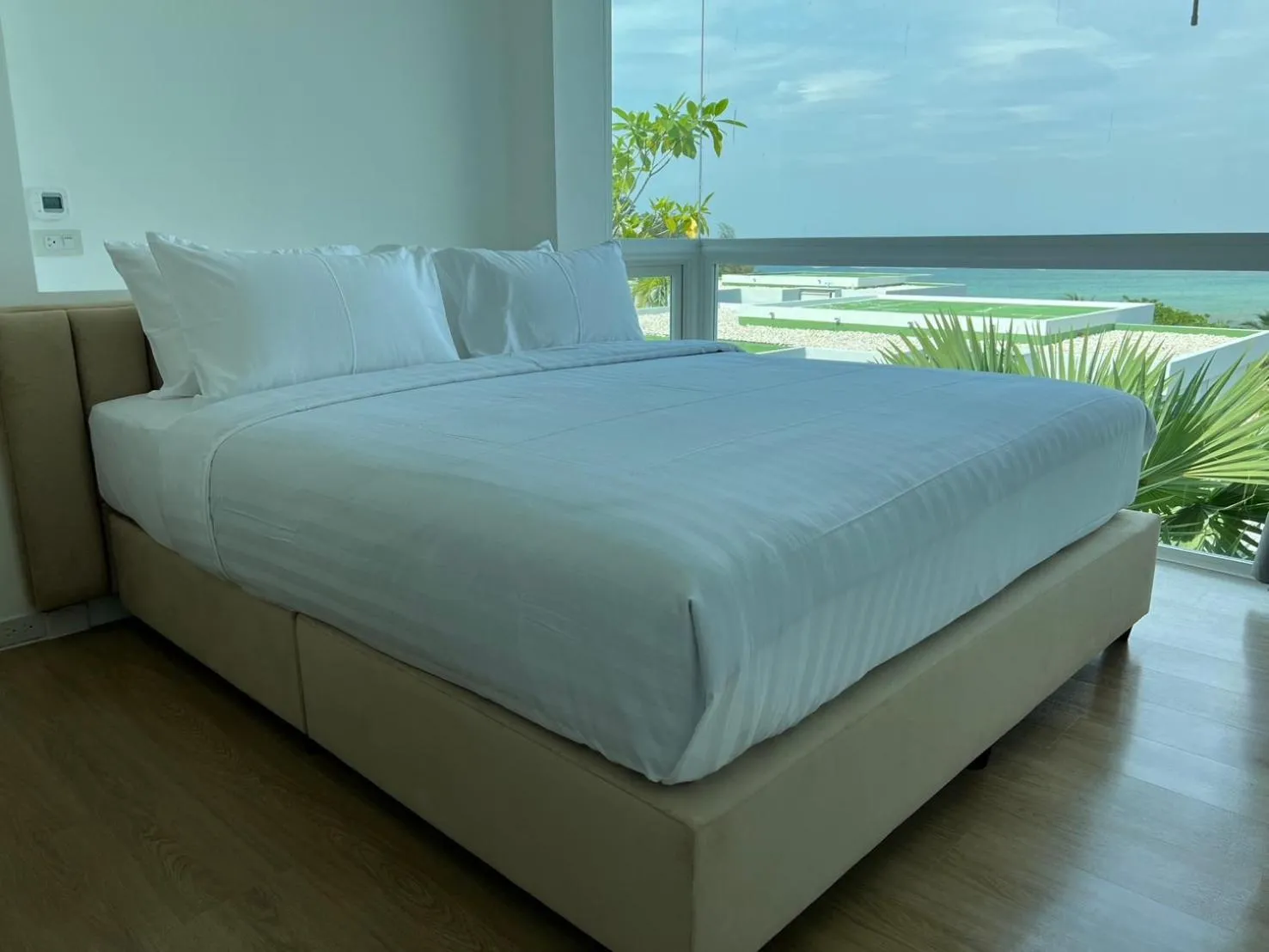Bedroom, Bed in Beachfront Bliss at Naiyang Phuket by ALPHATEL