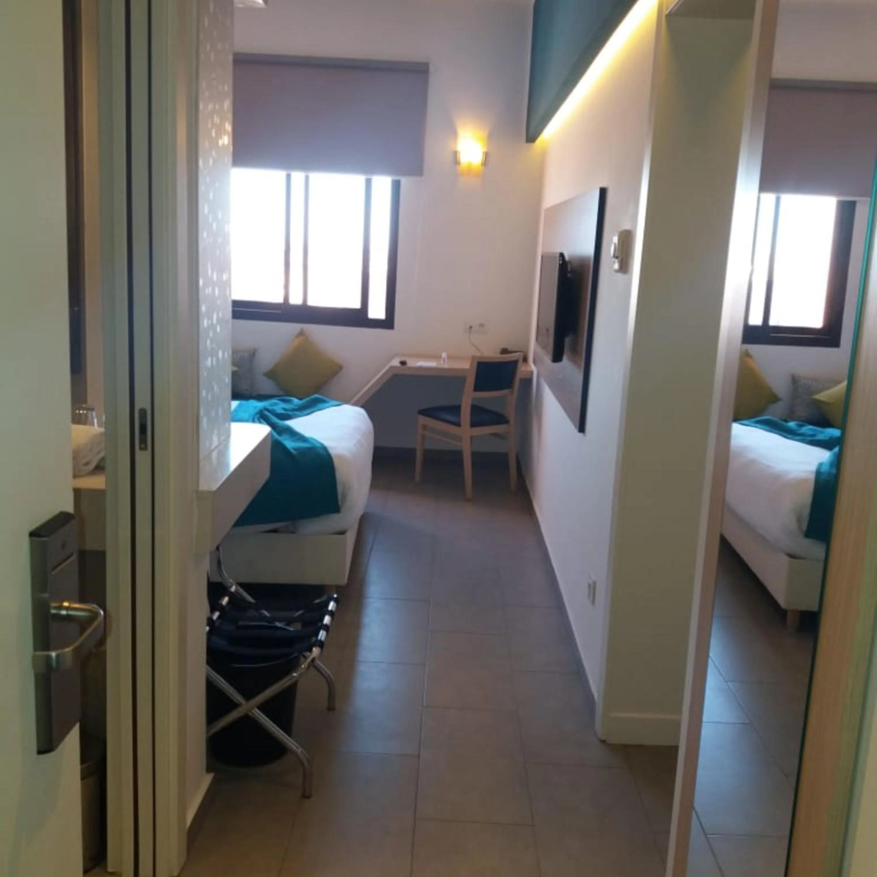 View (from property/room), Bed in Hotel Relax Marrakech