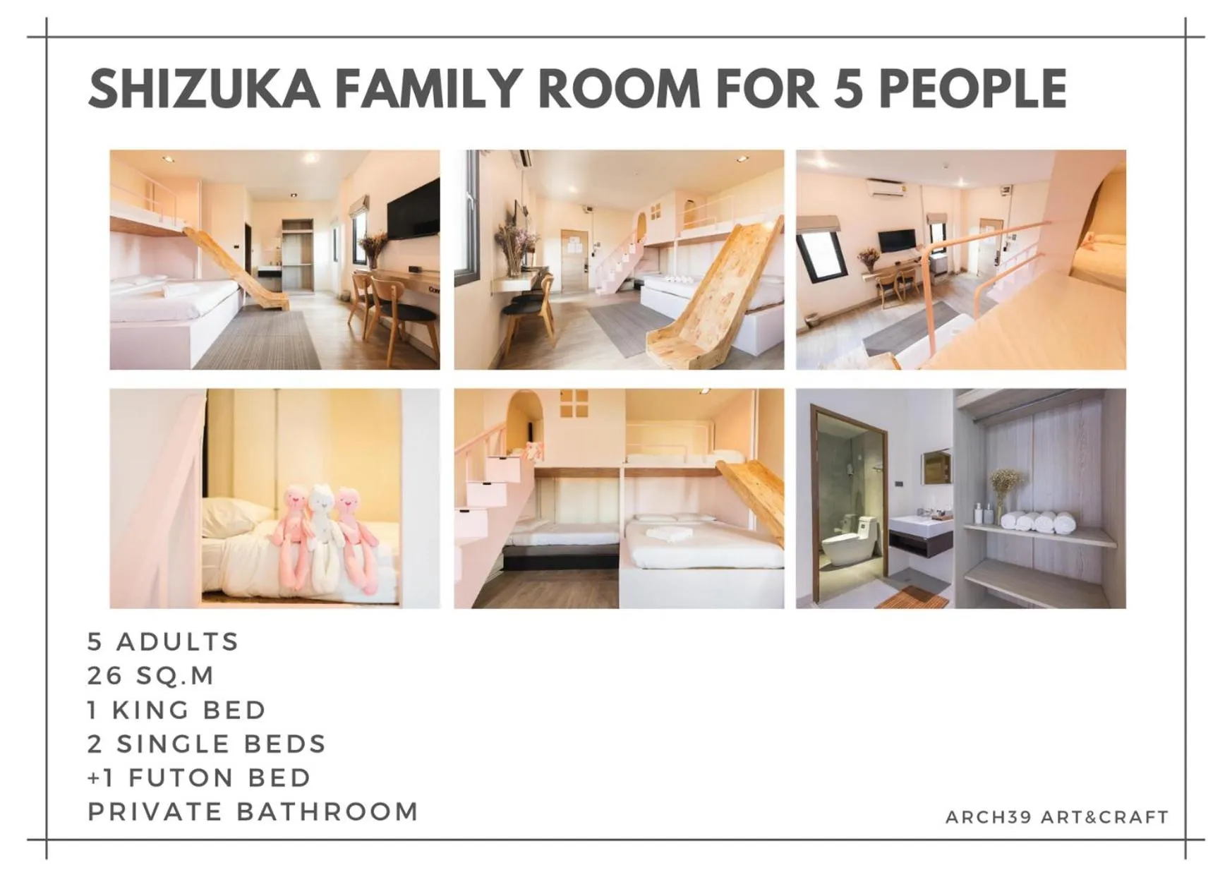 Bed in Mandalar Arch 39 Hotel