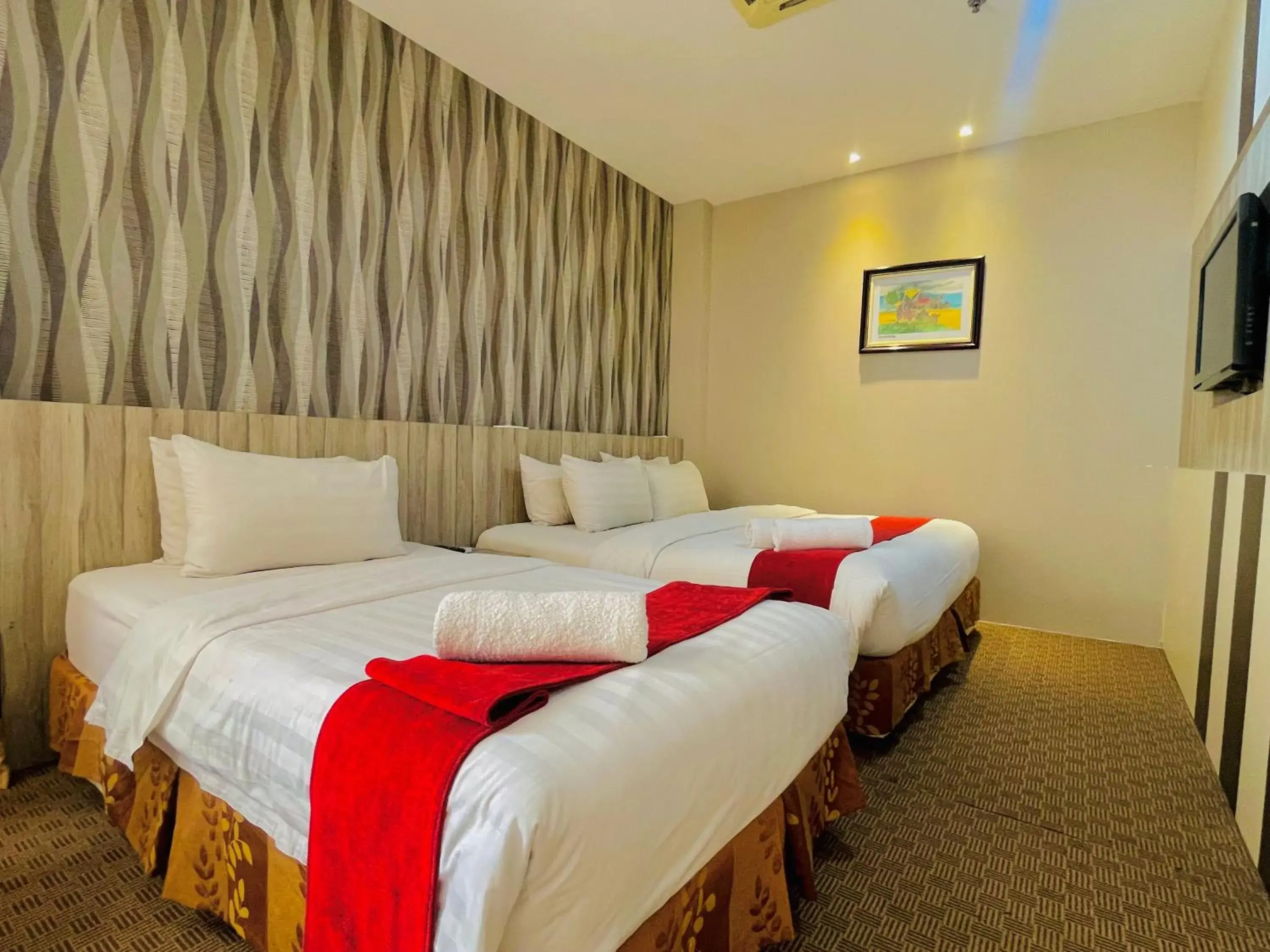 Bed in La Boss Hotel Bed in La Boss Hotel