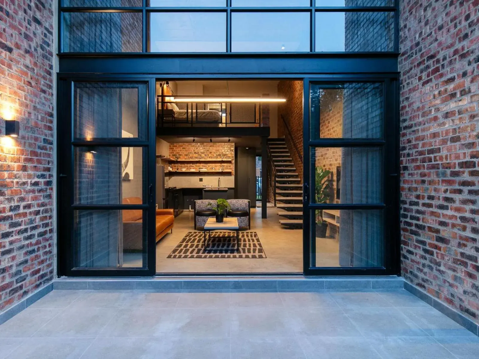 Facade/entrance in Menlyn Lofts Facade/entrance in Menlyn Lofts