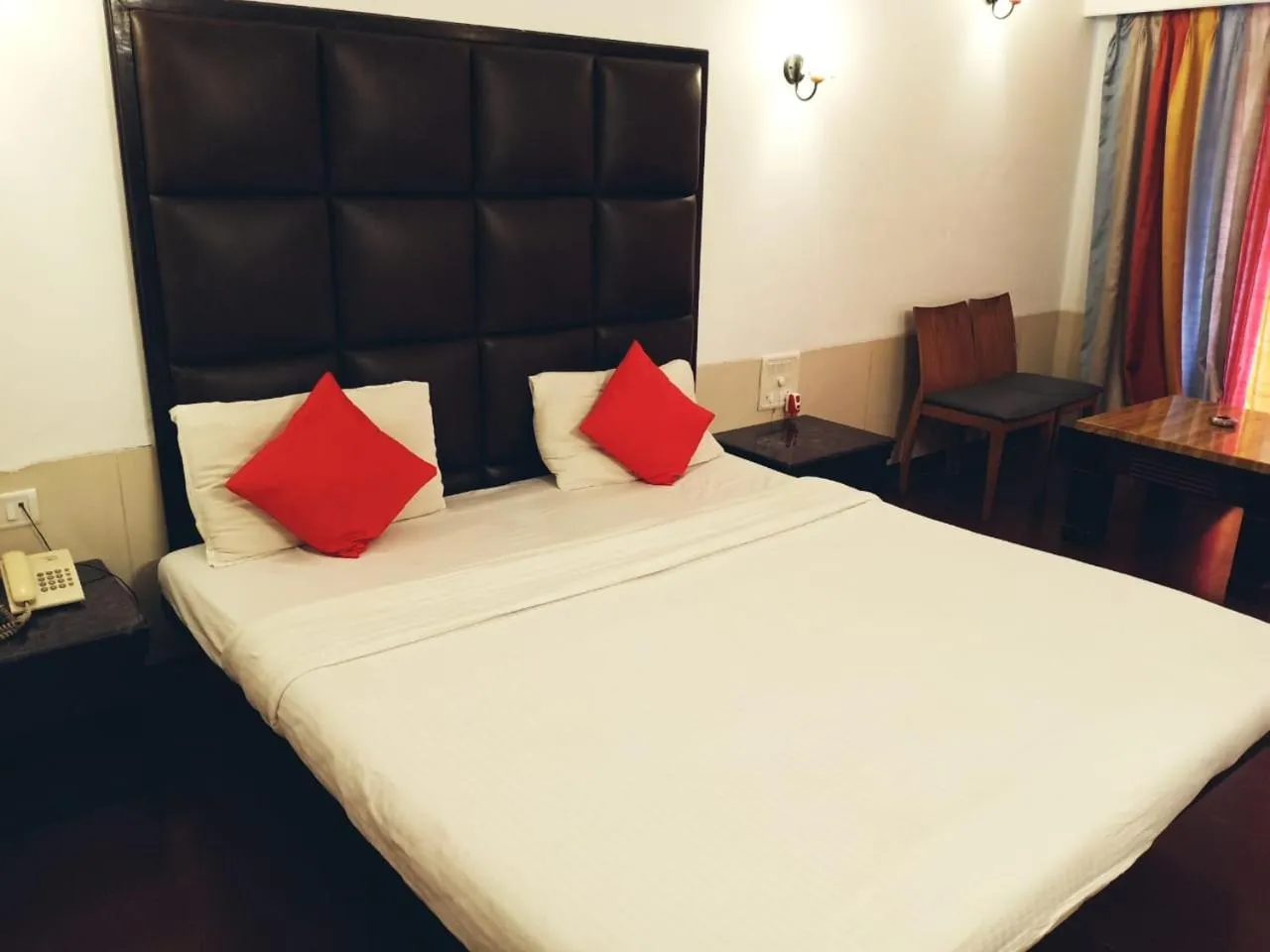 Bed in Arnala Beach Resort
