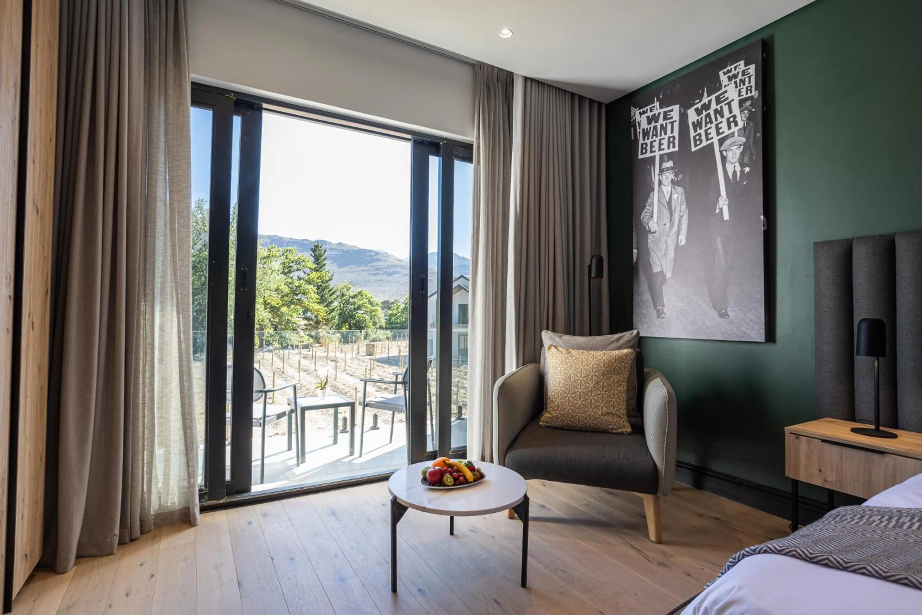 Bed in Franschhoek Hotel