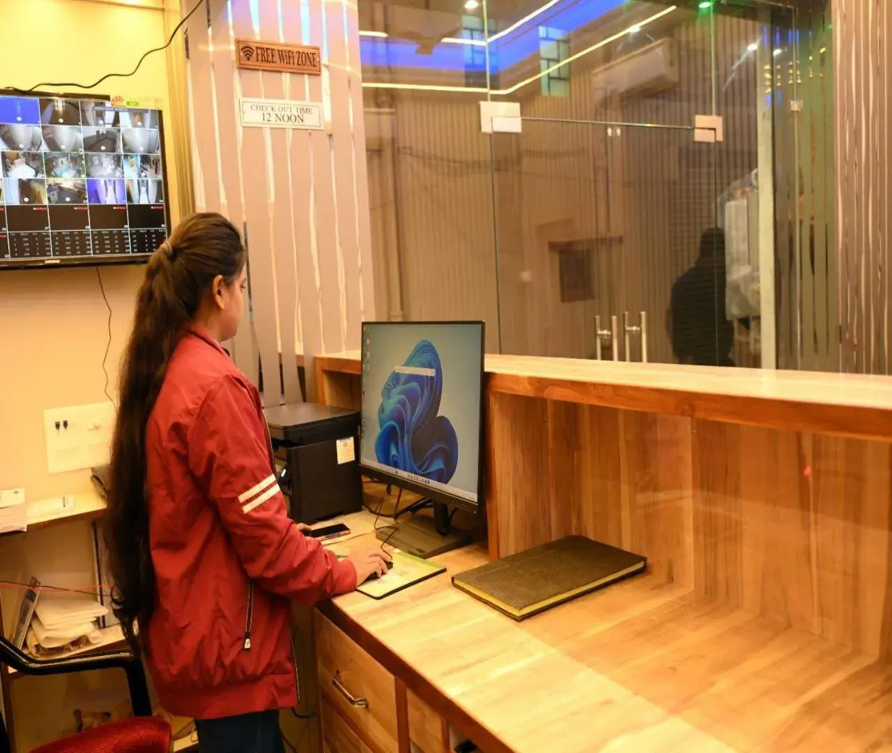 Lobby or reception in Hotel Shankara Residency Lobby or reception in Hotel Shankara Residency