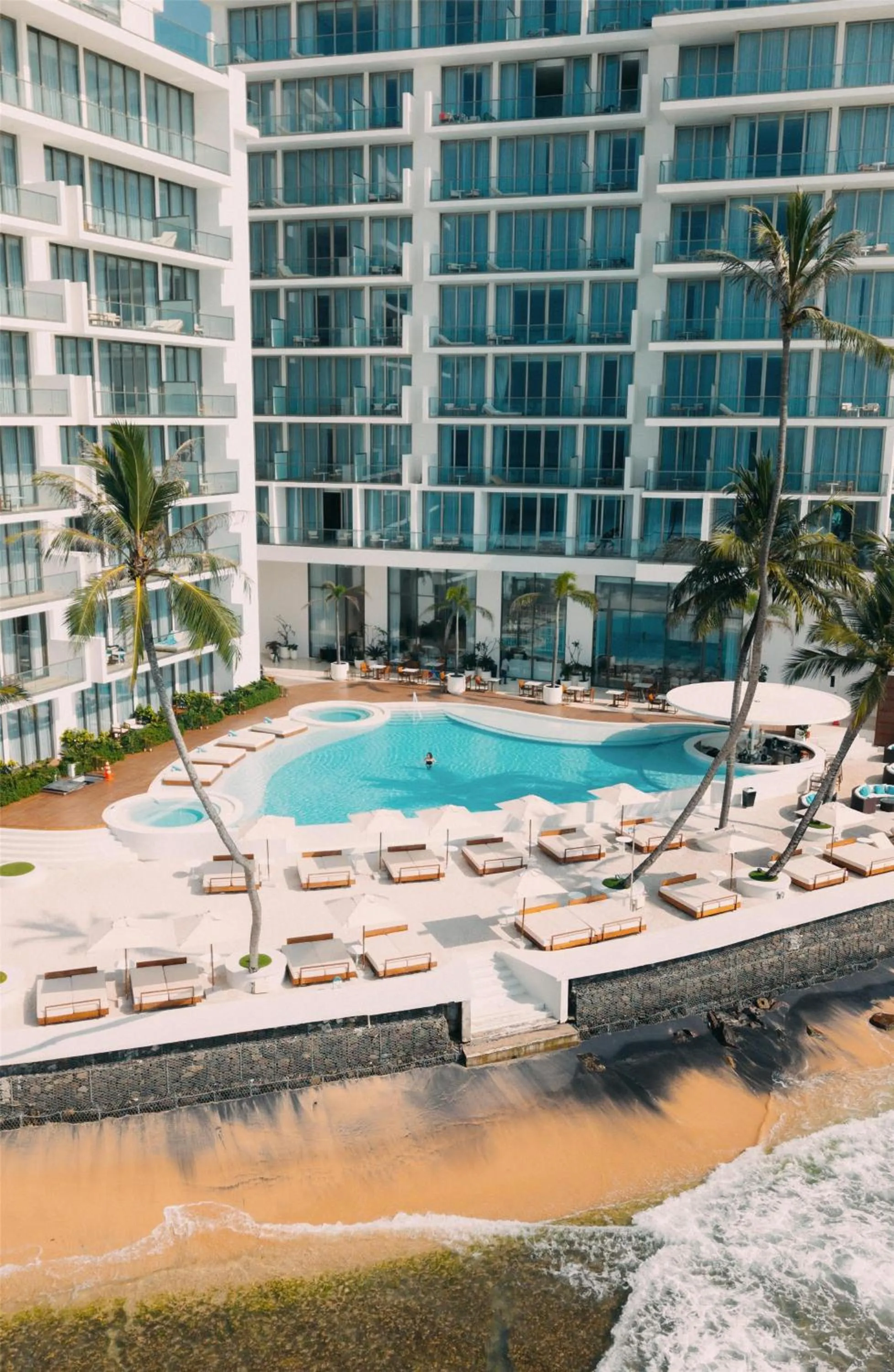 Pool view in Radisson Collection Resort Galle