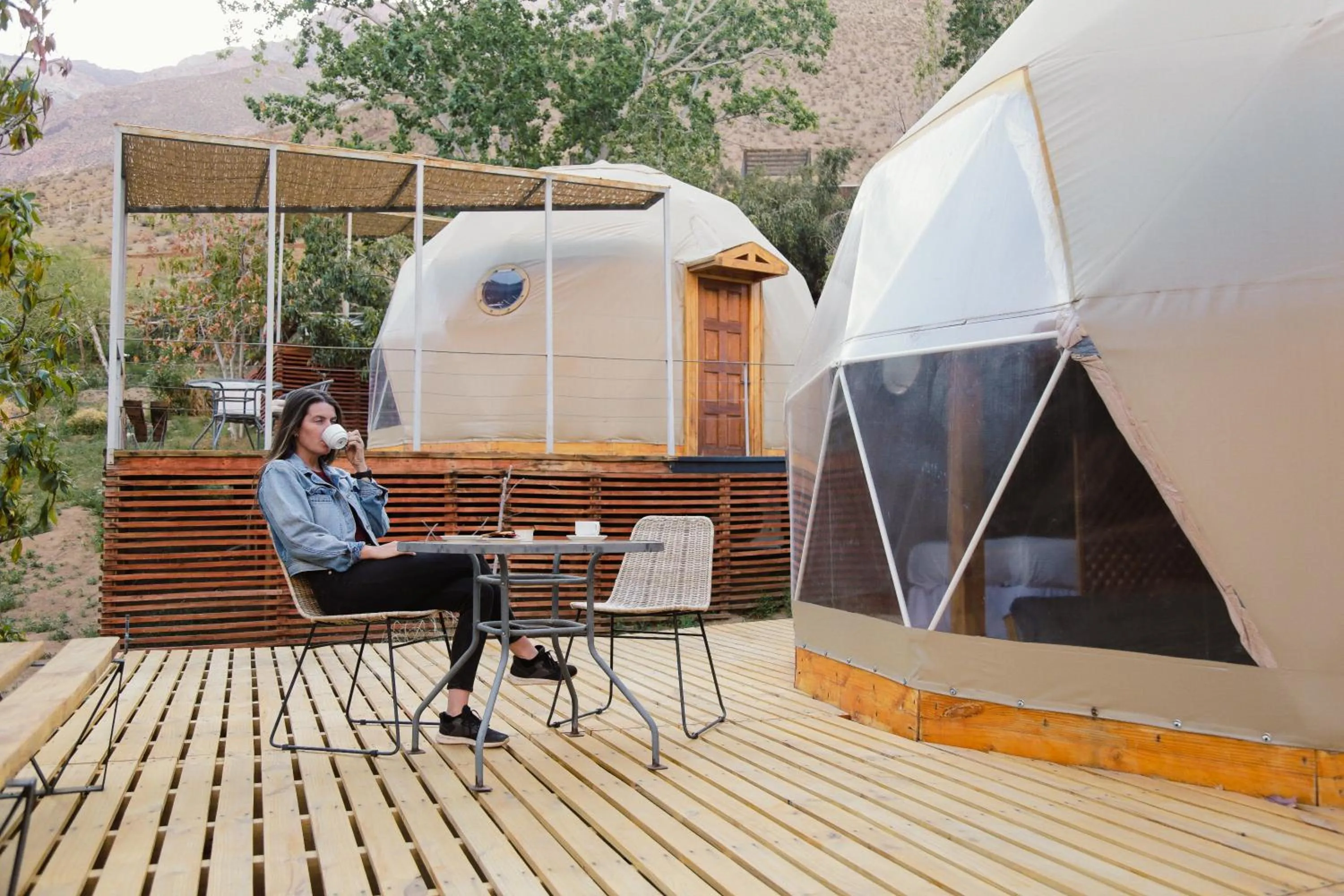 Patio in Milodge Elqui Domos