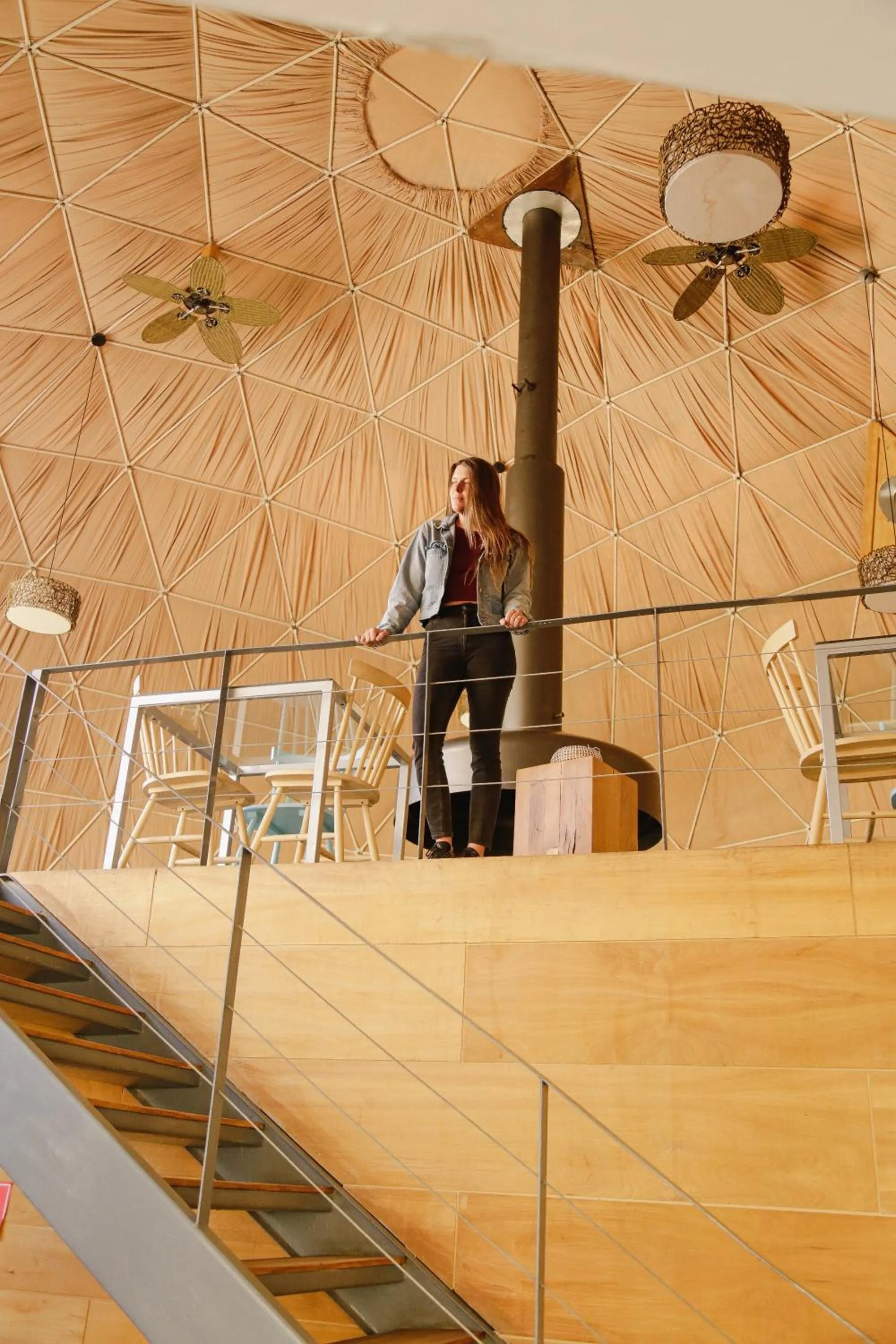 People in Milodge Elqui Domos