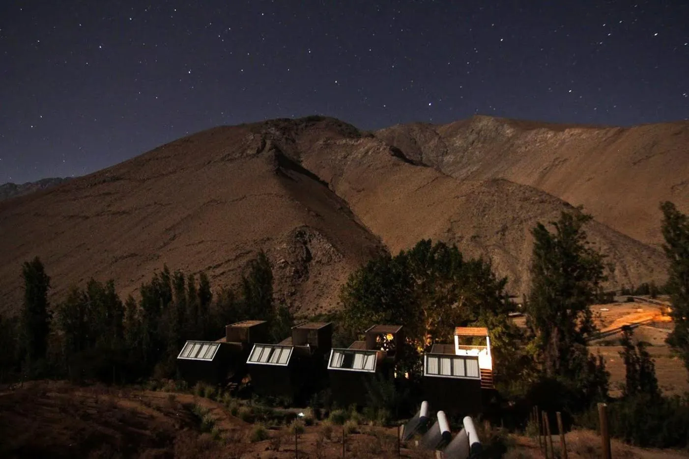 Night in Milodge Elqui Domos