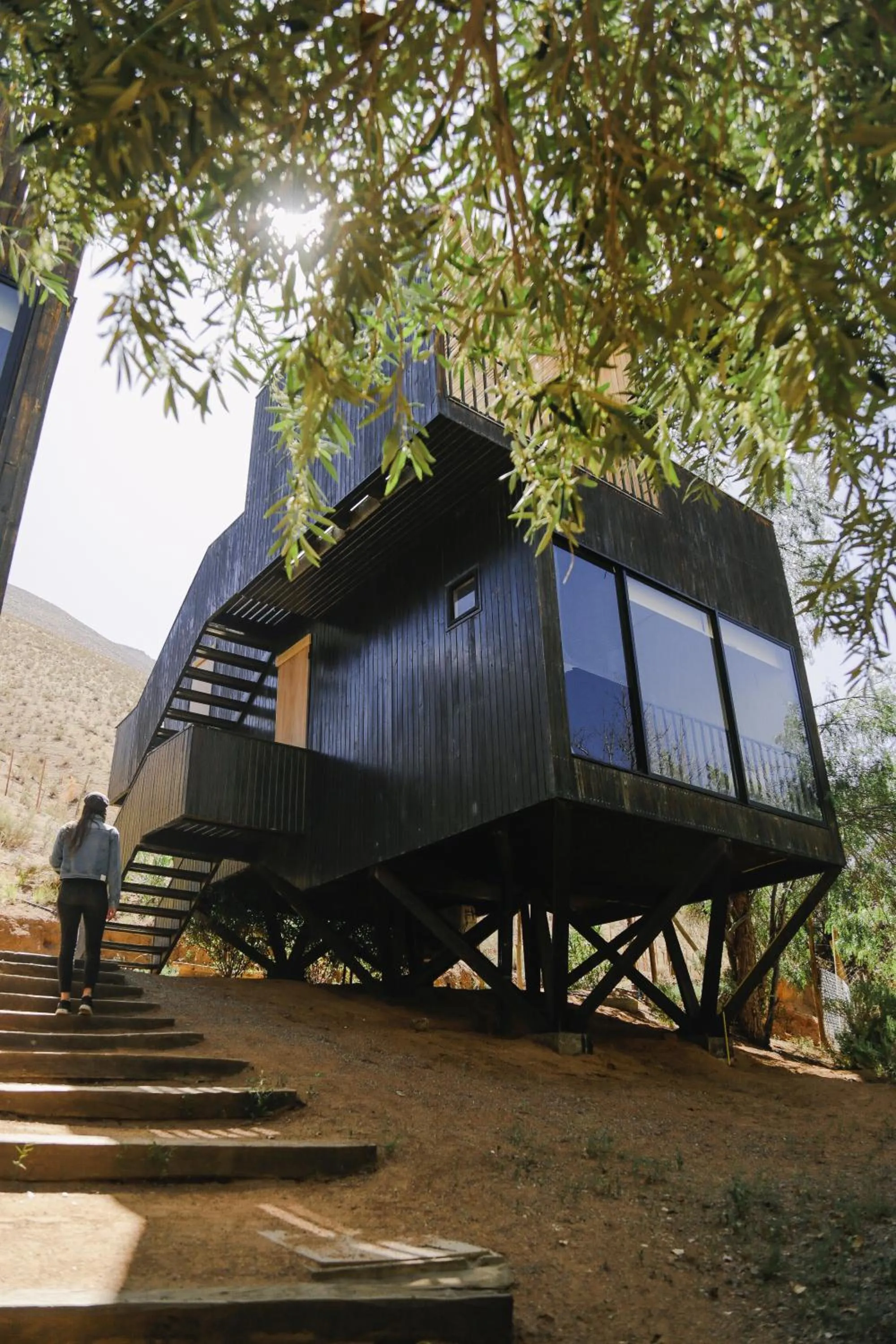 Communal lounge/ TV room in Milodge Elqui Domos
