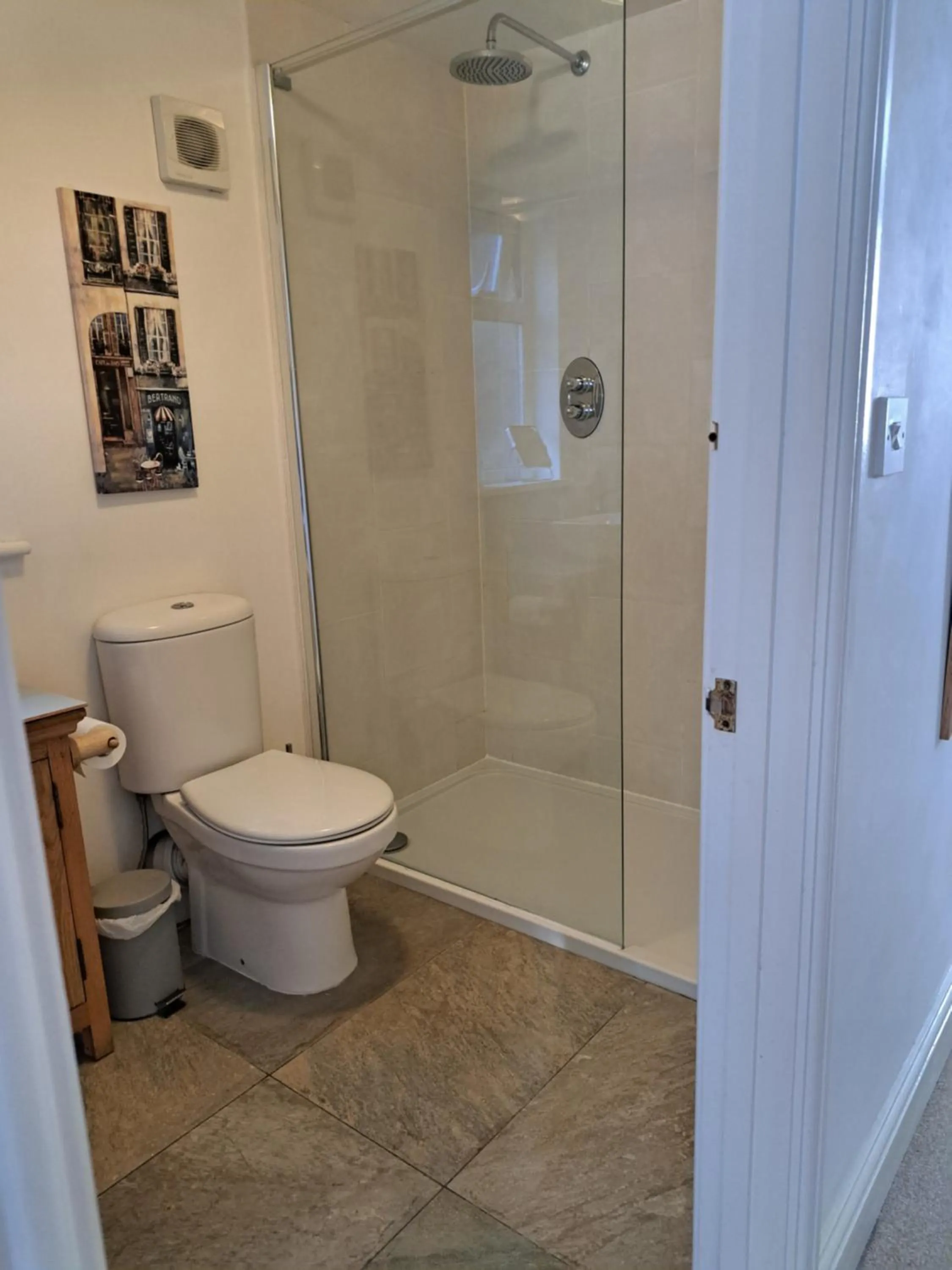 Shower in The Summer Room