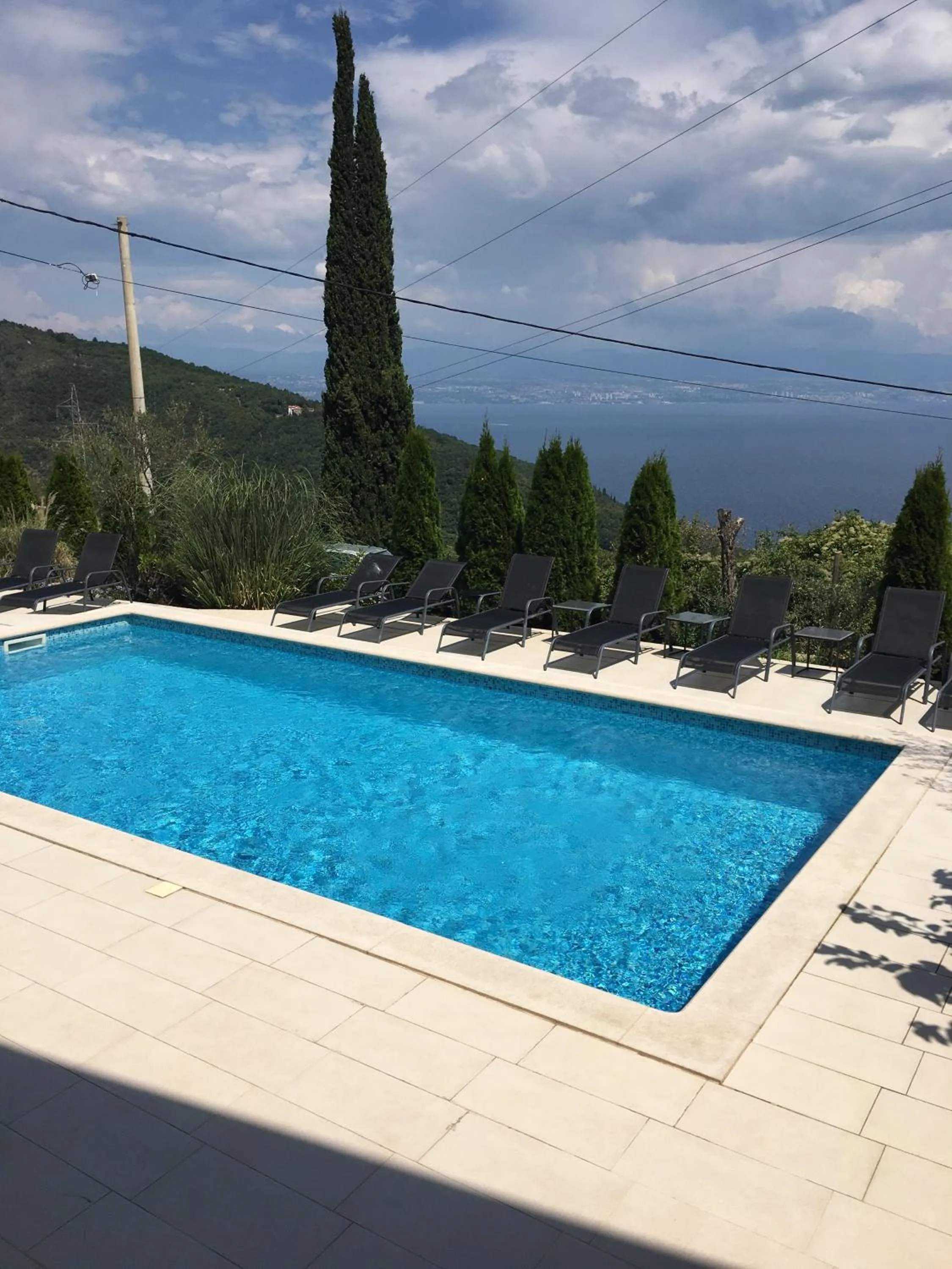 Swimming pool in Apartment Selce Kala