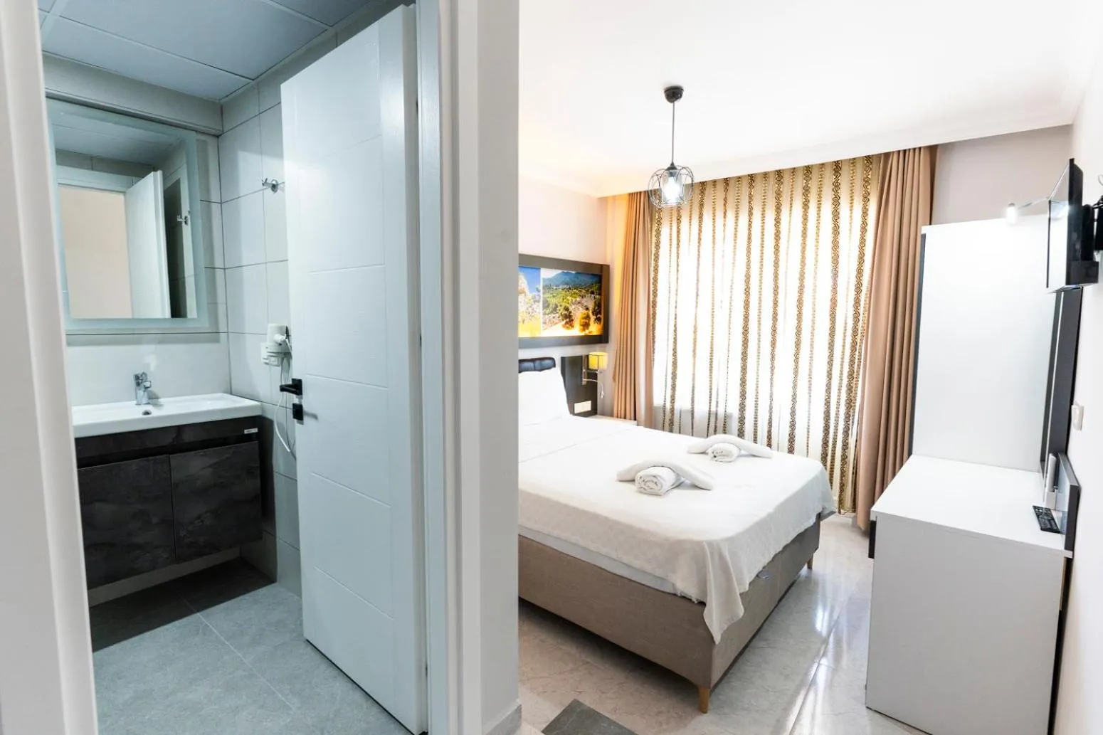 Bed in Legend Of Dalyan Hotel