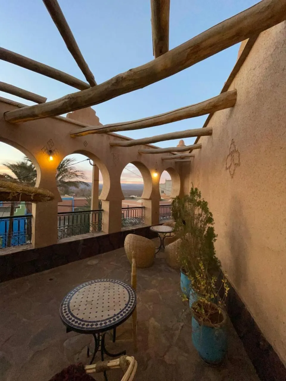 Balcony/Terrace in Kasbah Ennakb