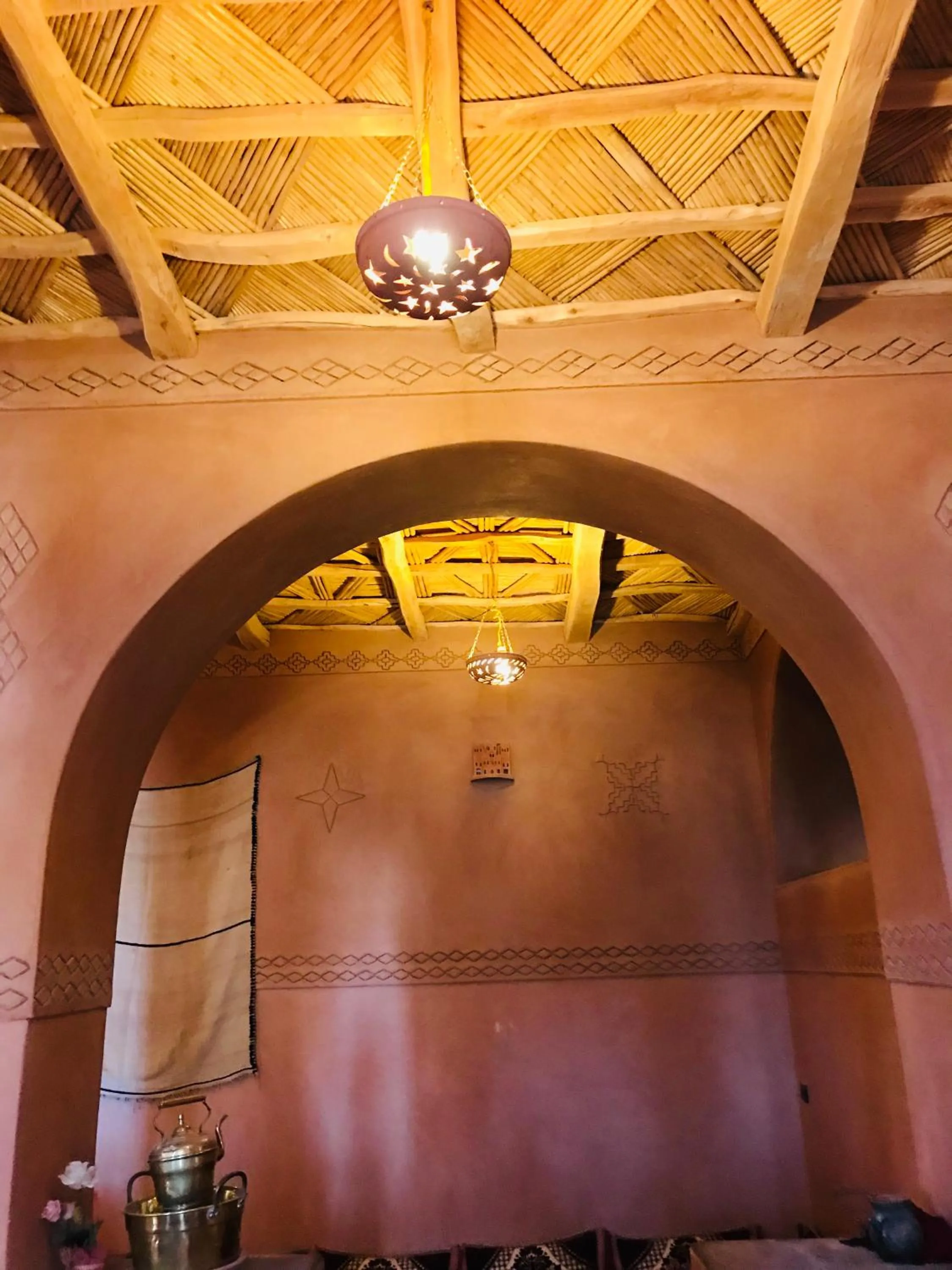 Dining area in Kasbah Ennakb