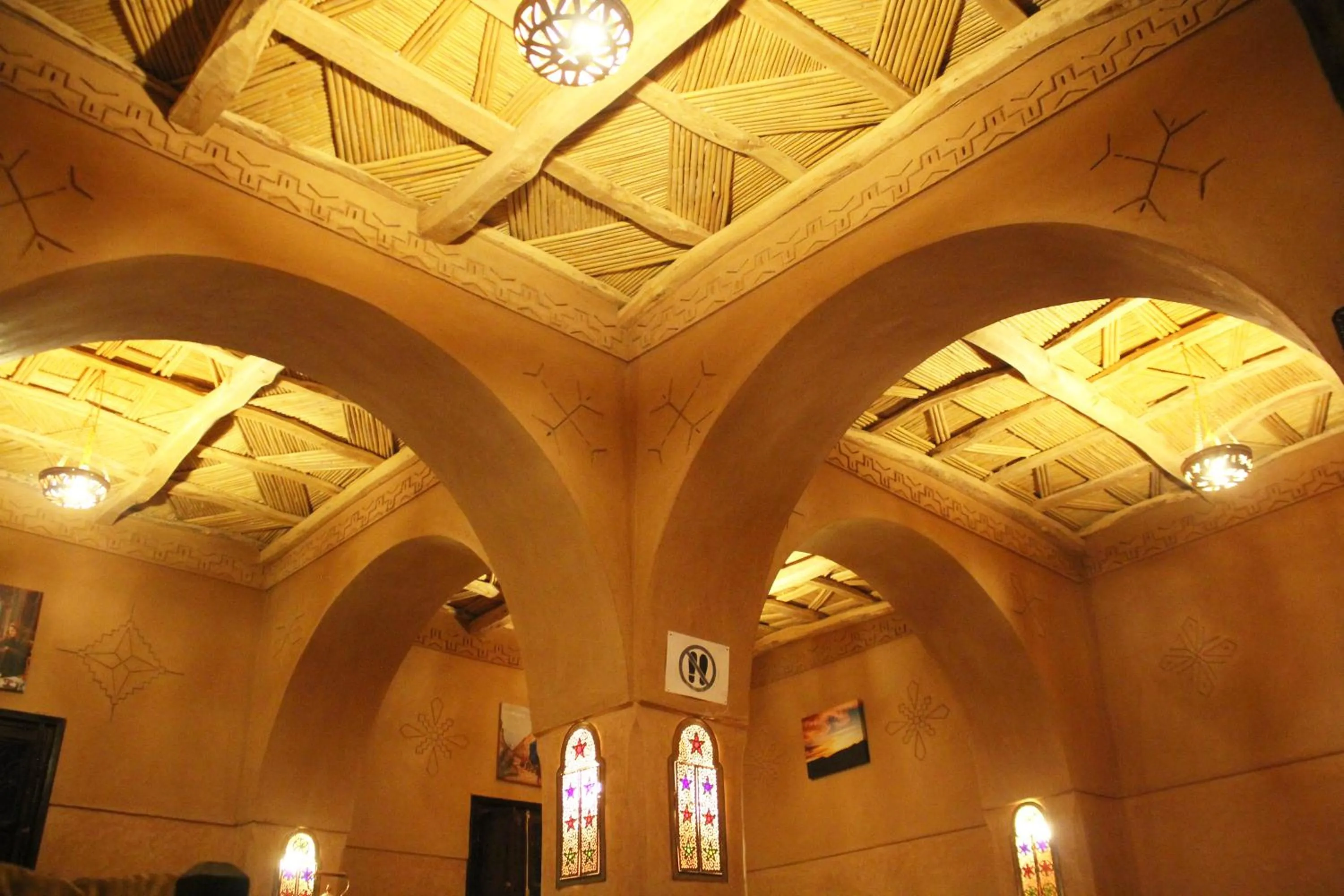 Communal lounge/ TV room in Kasbah Ennakb