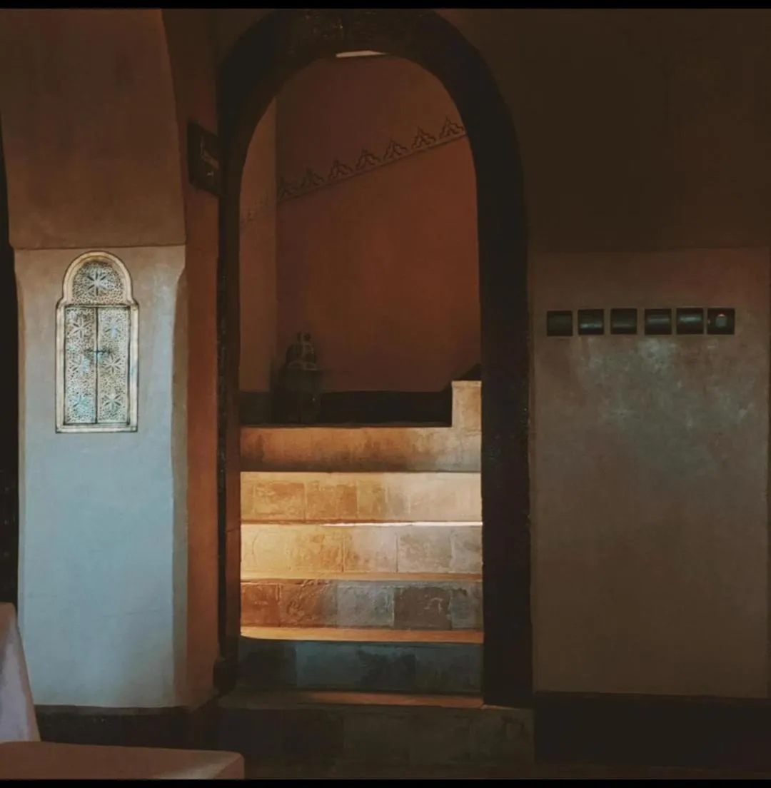 Decorative detail in Kasbah Ennakb