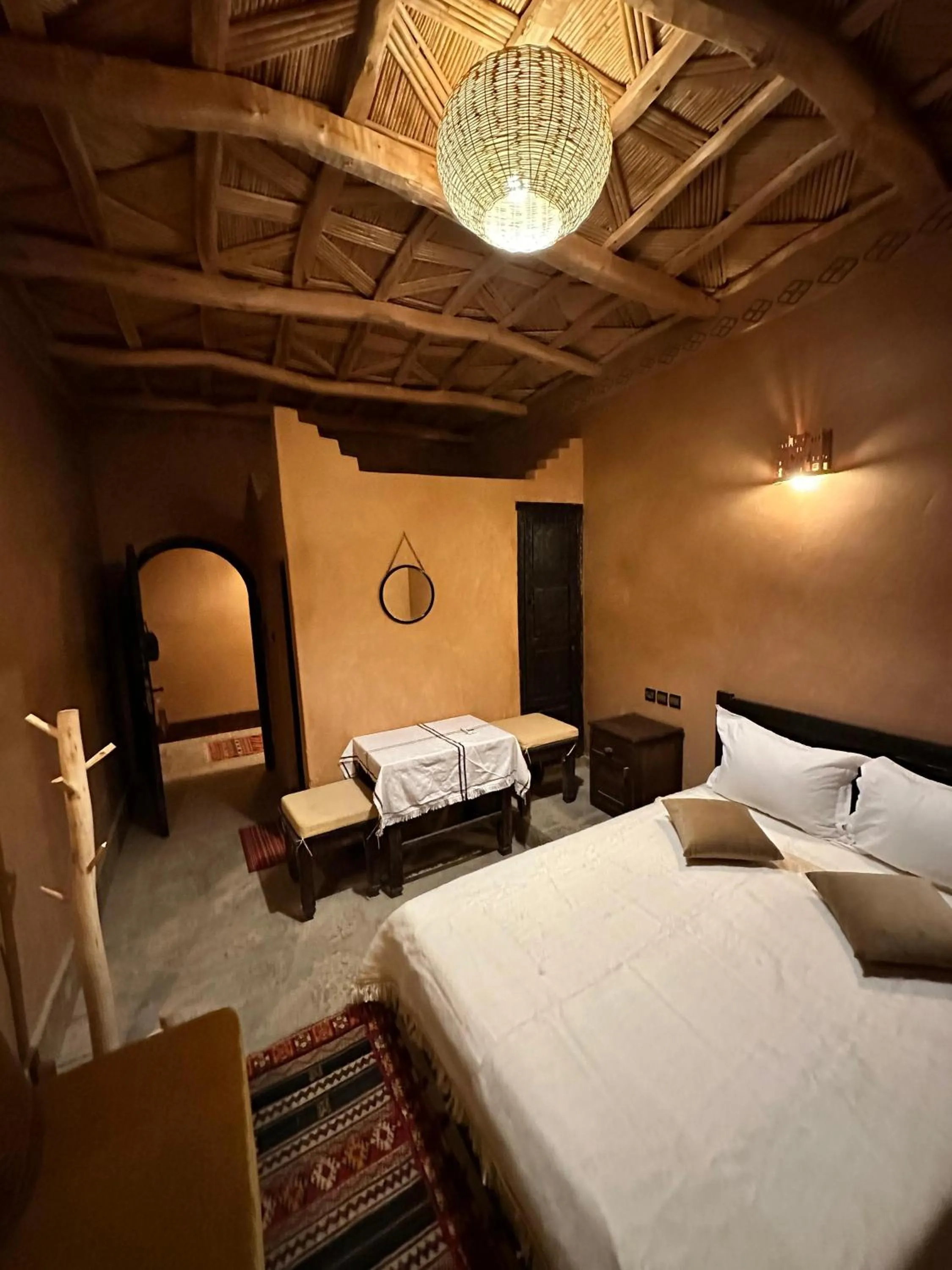 Bed in Kasbah Ennakb