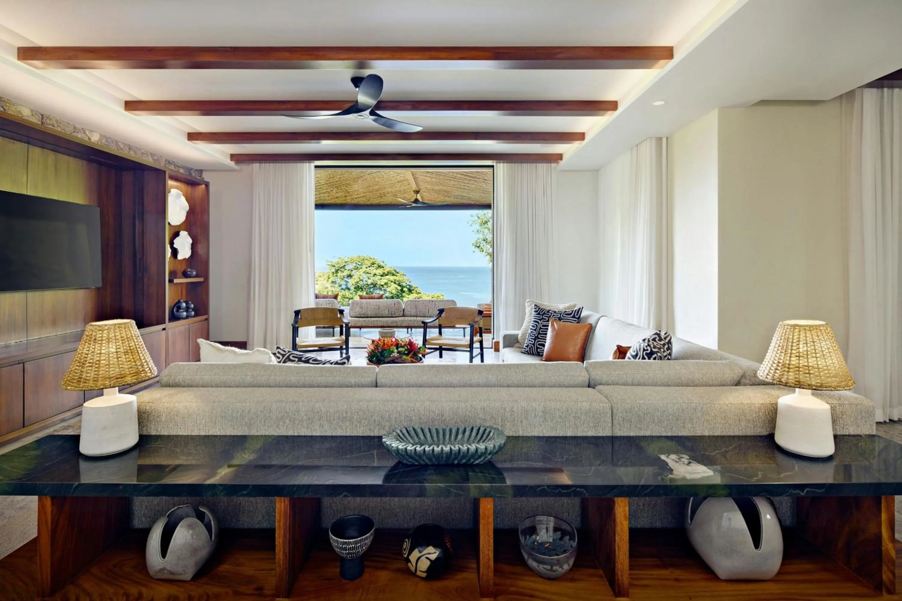 Living room in Nekajui Peninsula Papagayo, a Ritz-Carlton Reserve