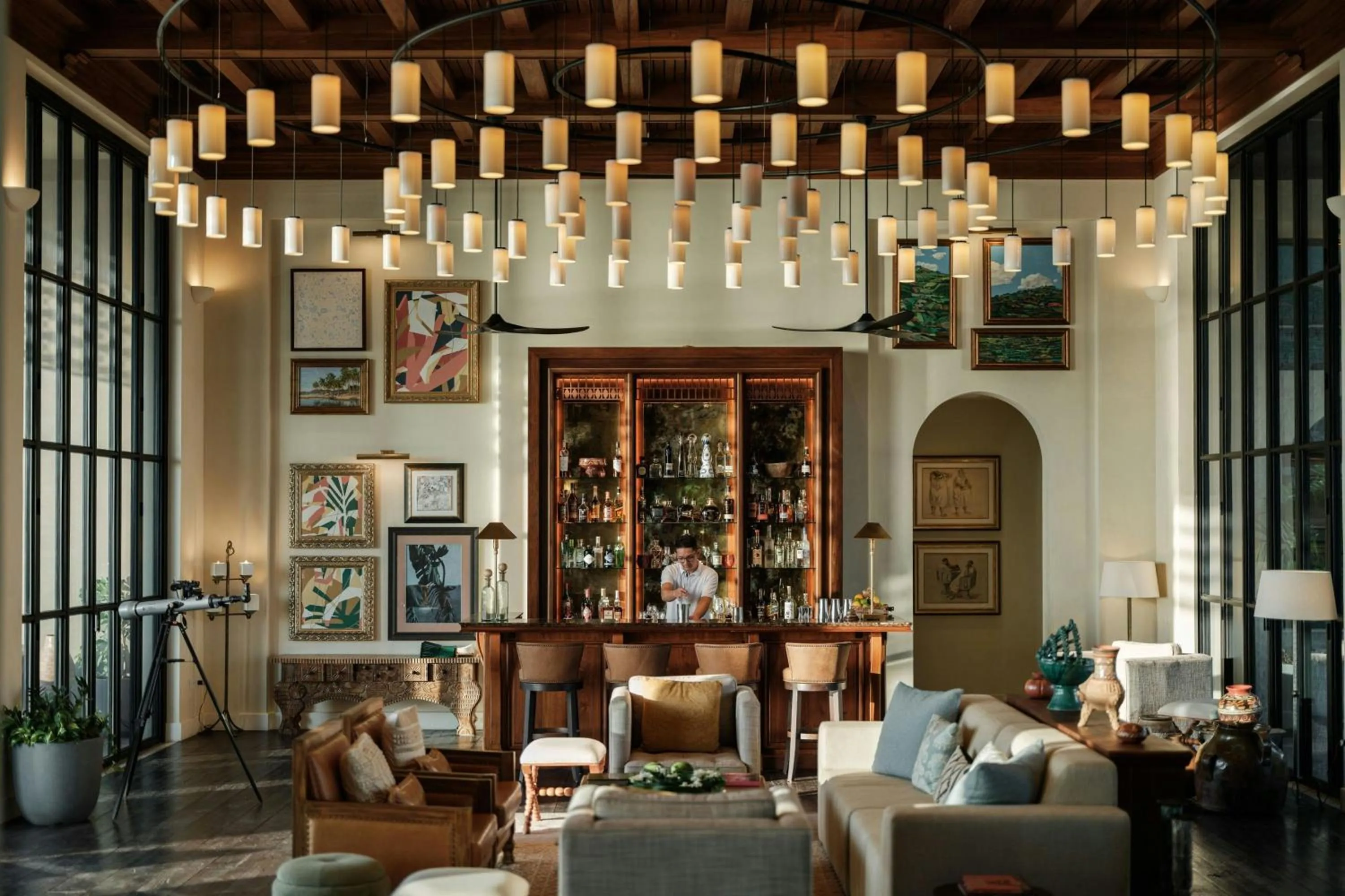 Lounge or bar in Nekajui Peninsula Papagayo, a Ritz-Carlton Reserve