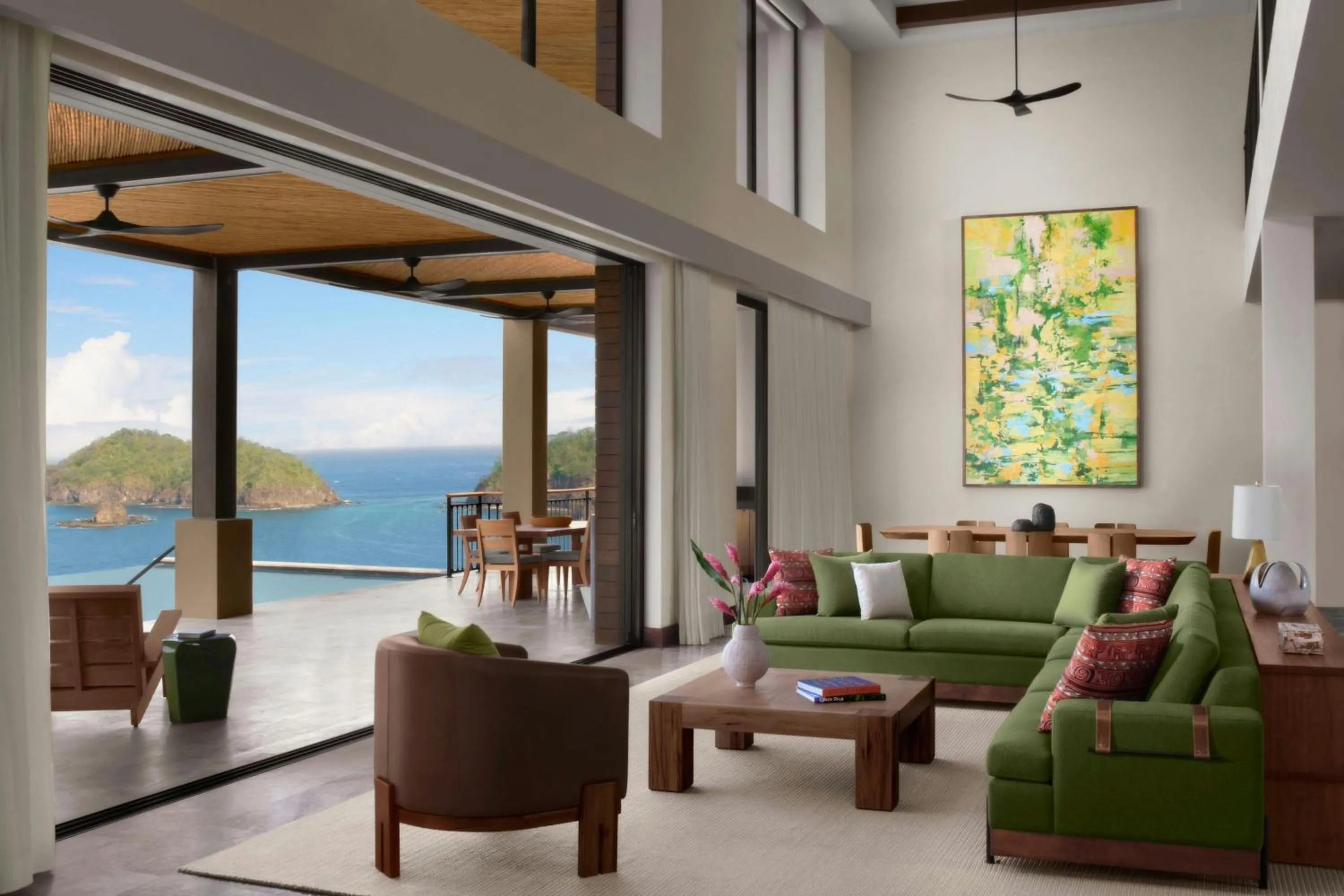Living room in Nekajui Peninsula Papagayo, a Ritz-Carlton Reserve