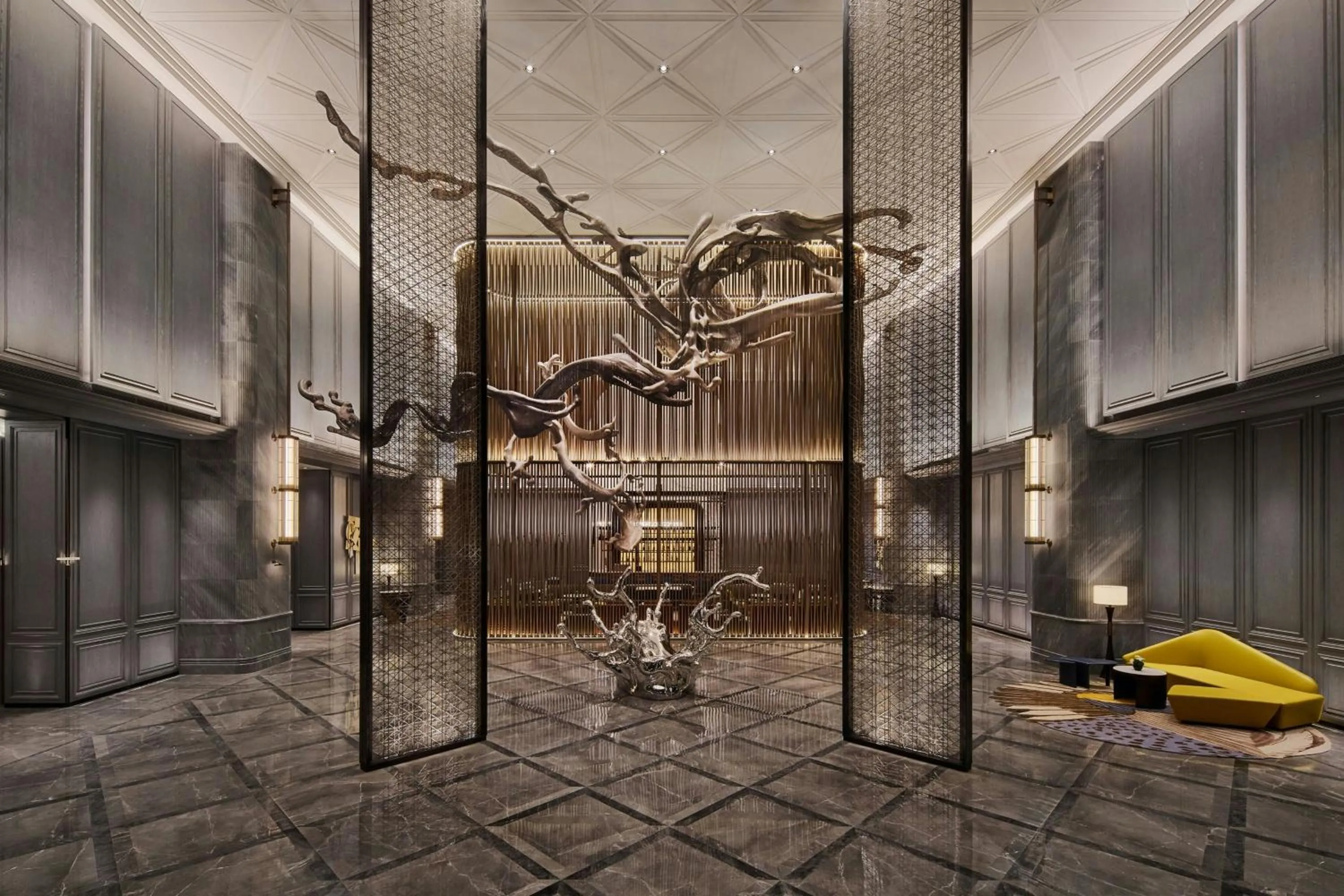 Lobby or reception in Le Meridien Nantong