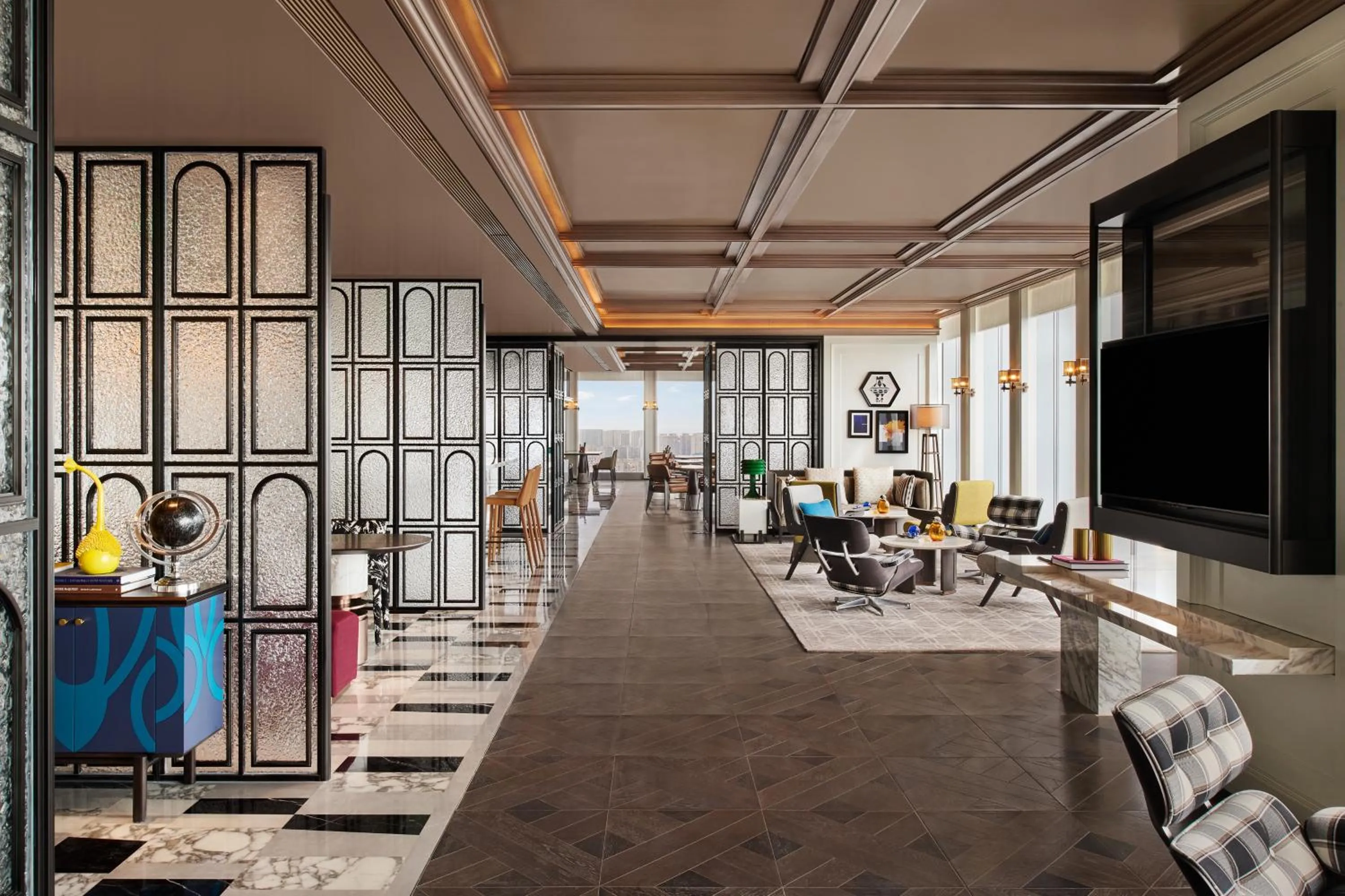 Seating area in Le Meridien Nantong