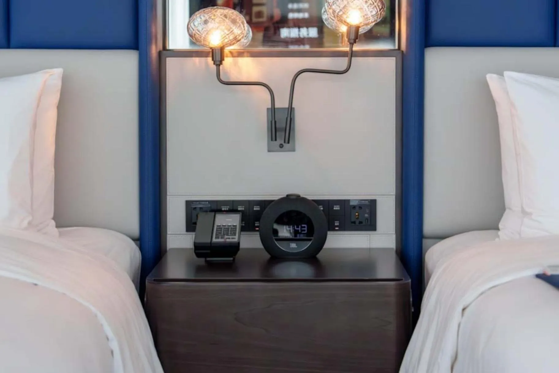 Decorative detail, Bed in Le Meridien Nantong