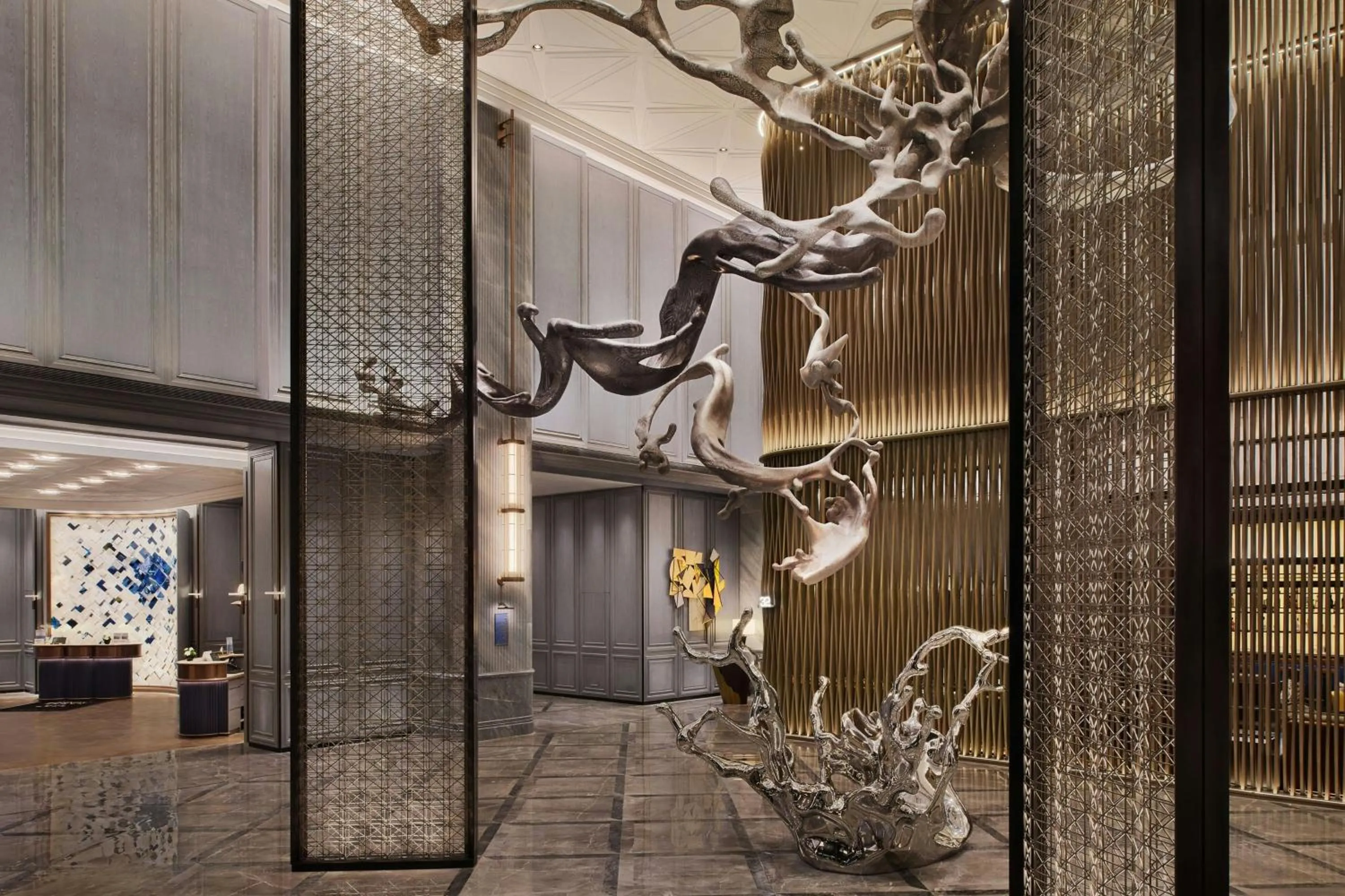 Lobby or reception in Le Meridien Nantong
