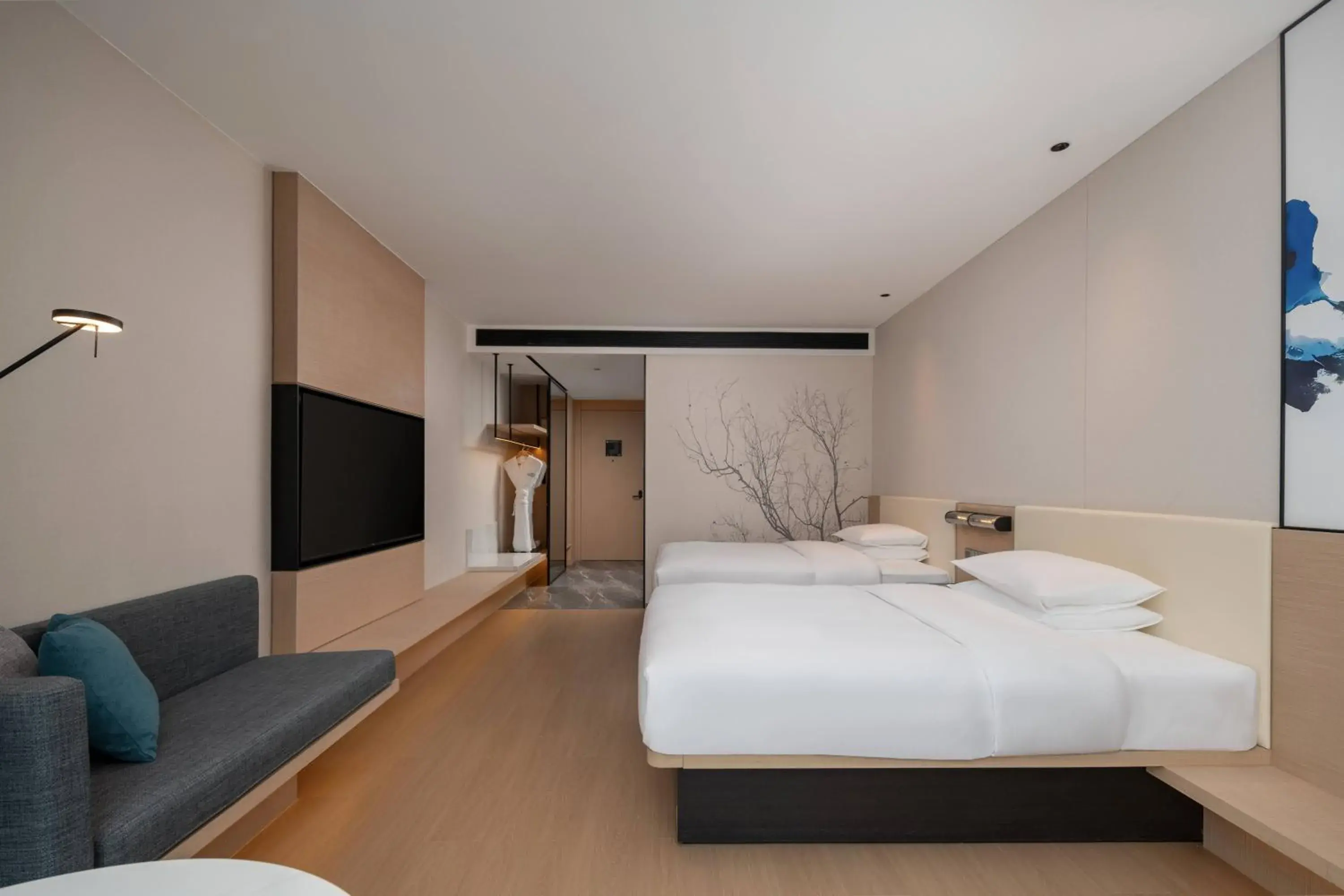Deluxe Double Room with Two Double Beds in Fairfield by Marriott Yiwu Deluxe Double Room with Two Double Beds in Fairfield by Marriott Yiwu