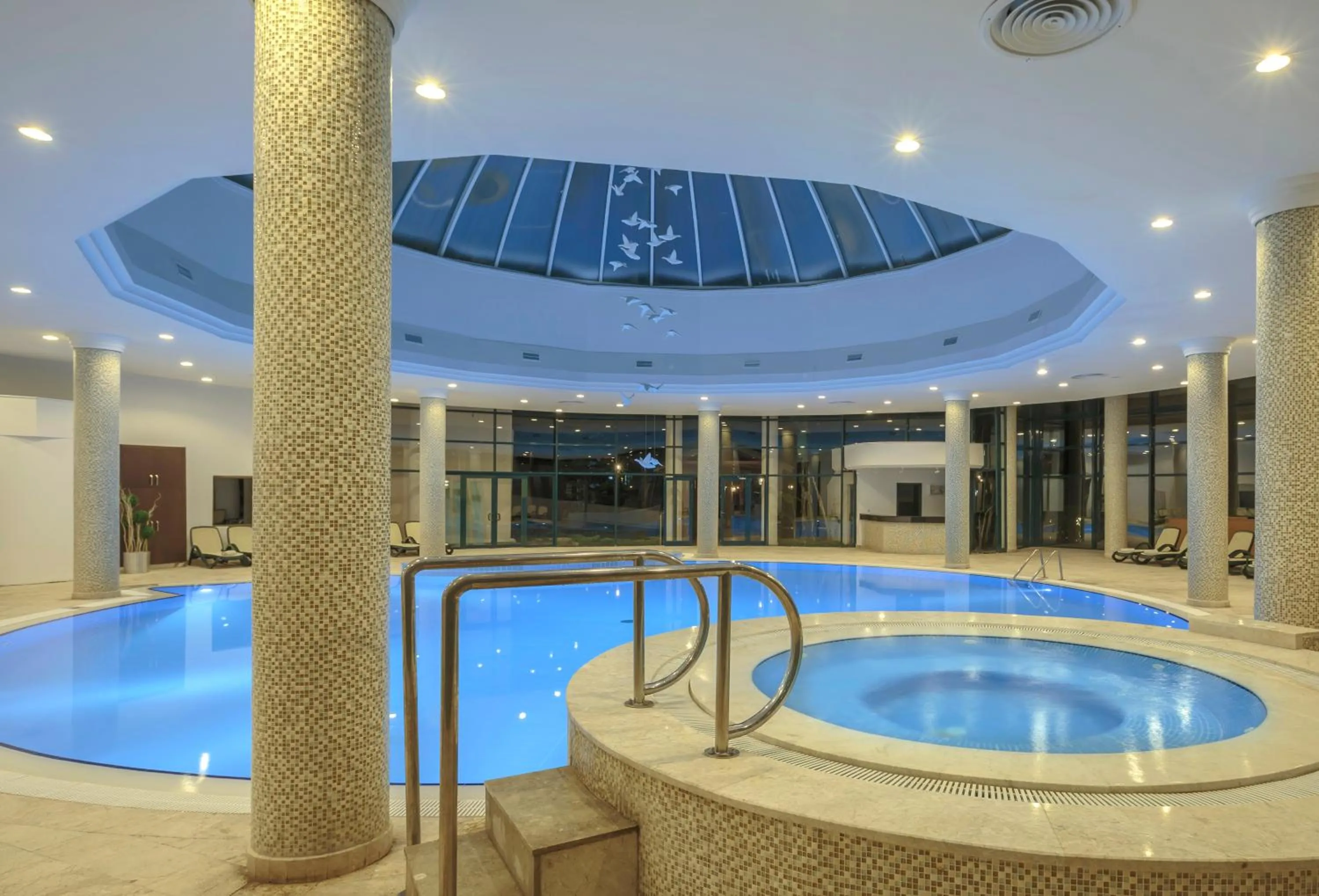 Pool view in Dobedan World Palace Hotel ''Ex Brand Alva Donna World Palace ''