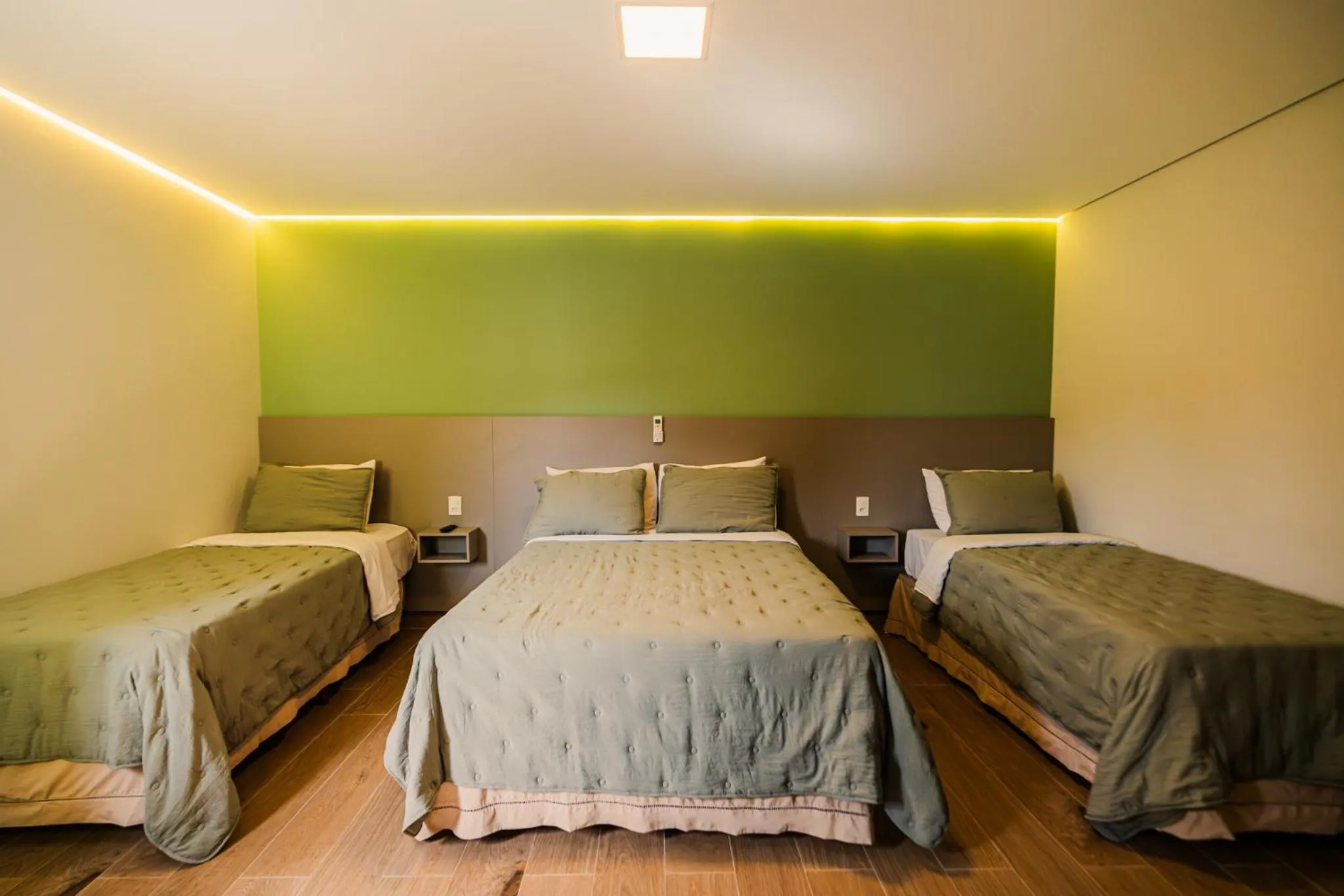 Bed in Hotel Oly Plaza